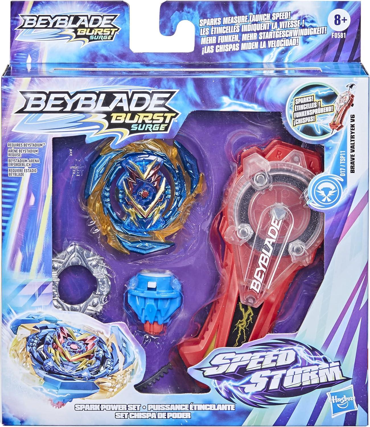 Beyblade Burst Surge Speedstorm Spark Power Set -- Battle Game Set with Sparking Launcher and Battling Top Toy