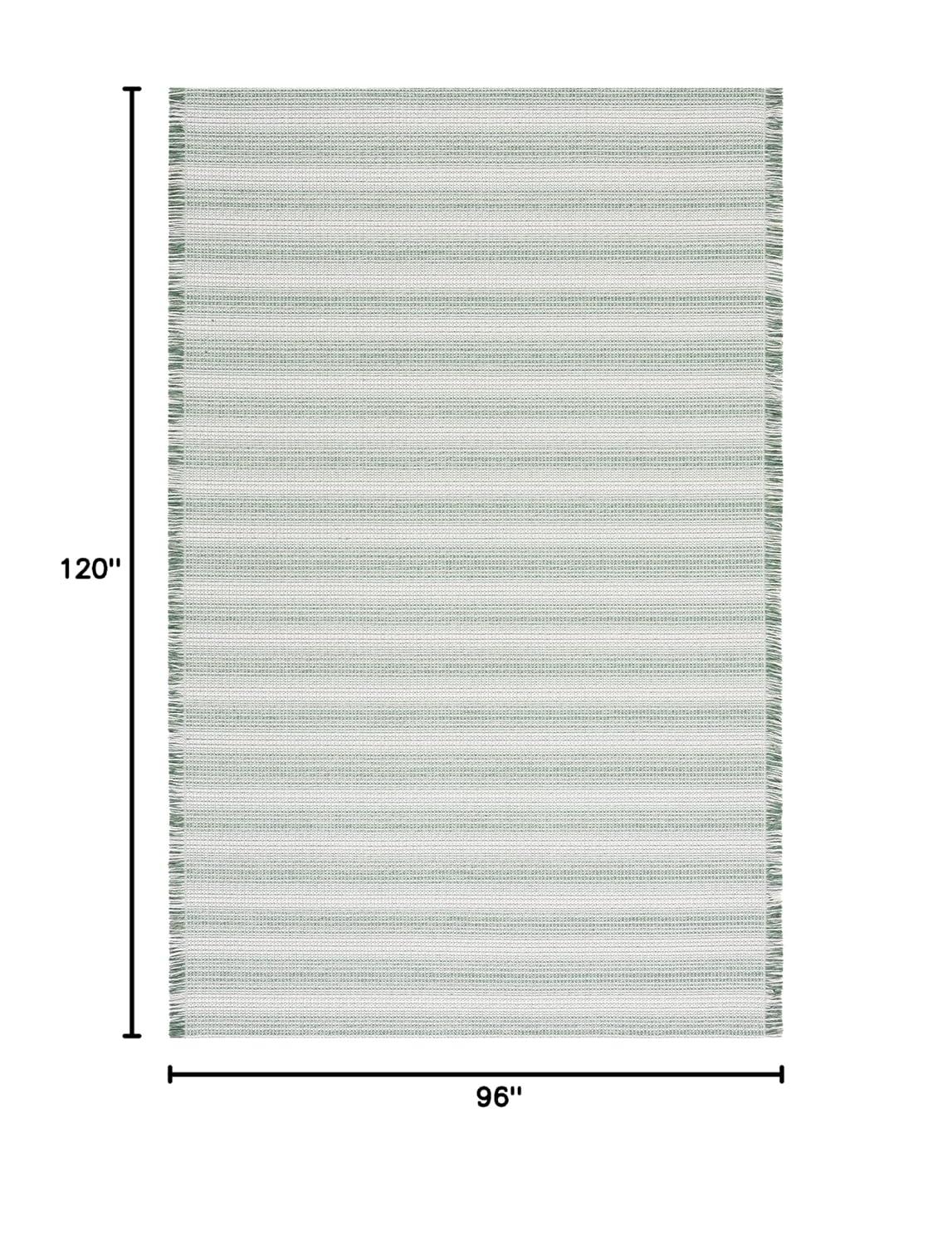 Augustine AGT501 Machine Made Indoor Area Rug - Ivory/Green - 8'x10' - Safavieh
