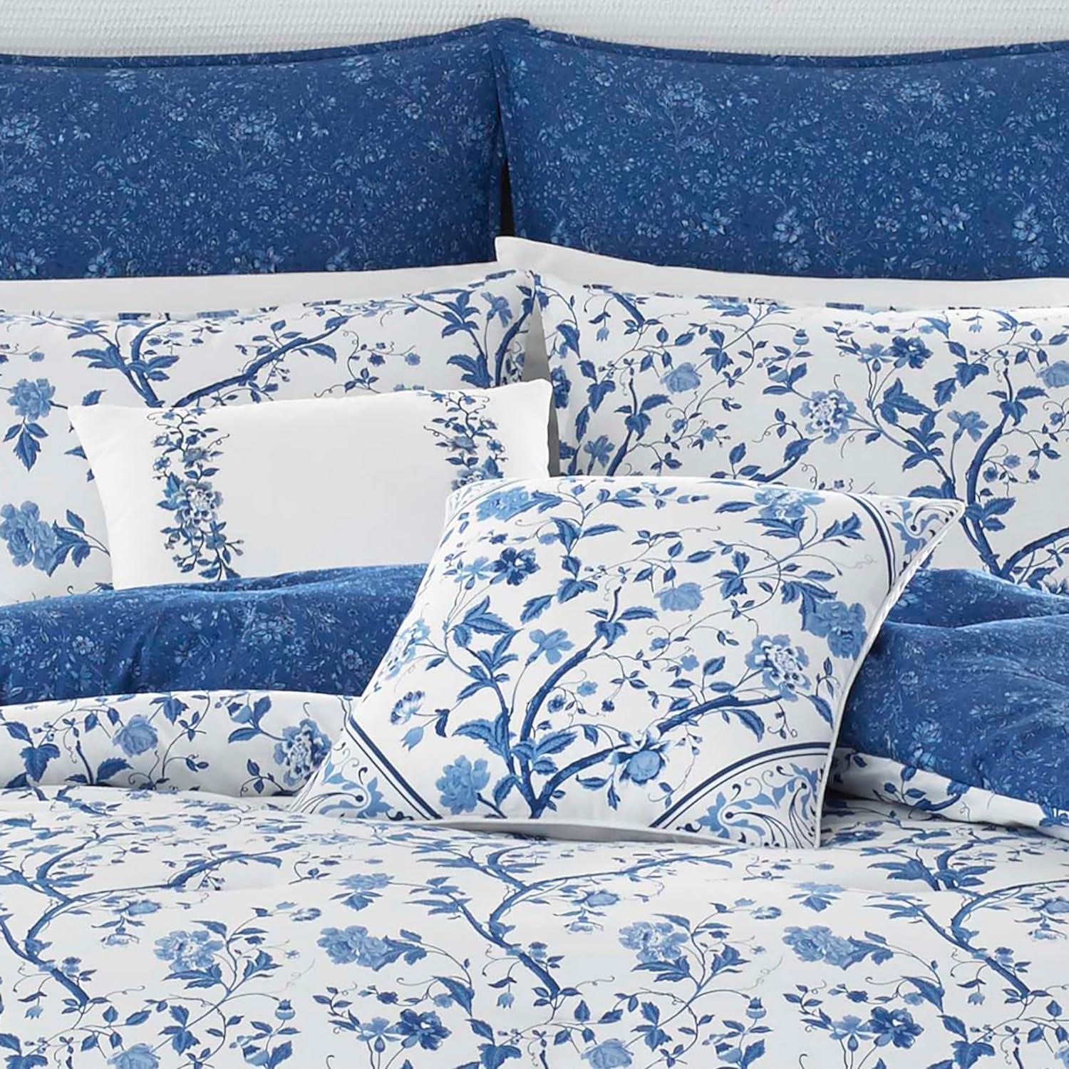 Navy Elise Comforter Set - Laura Ashley