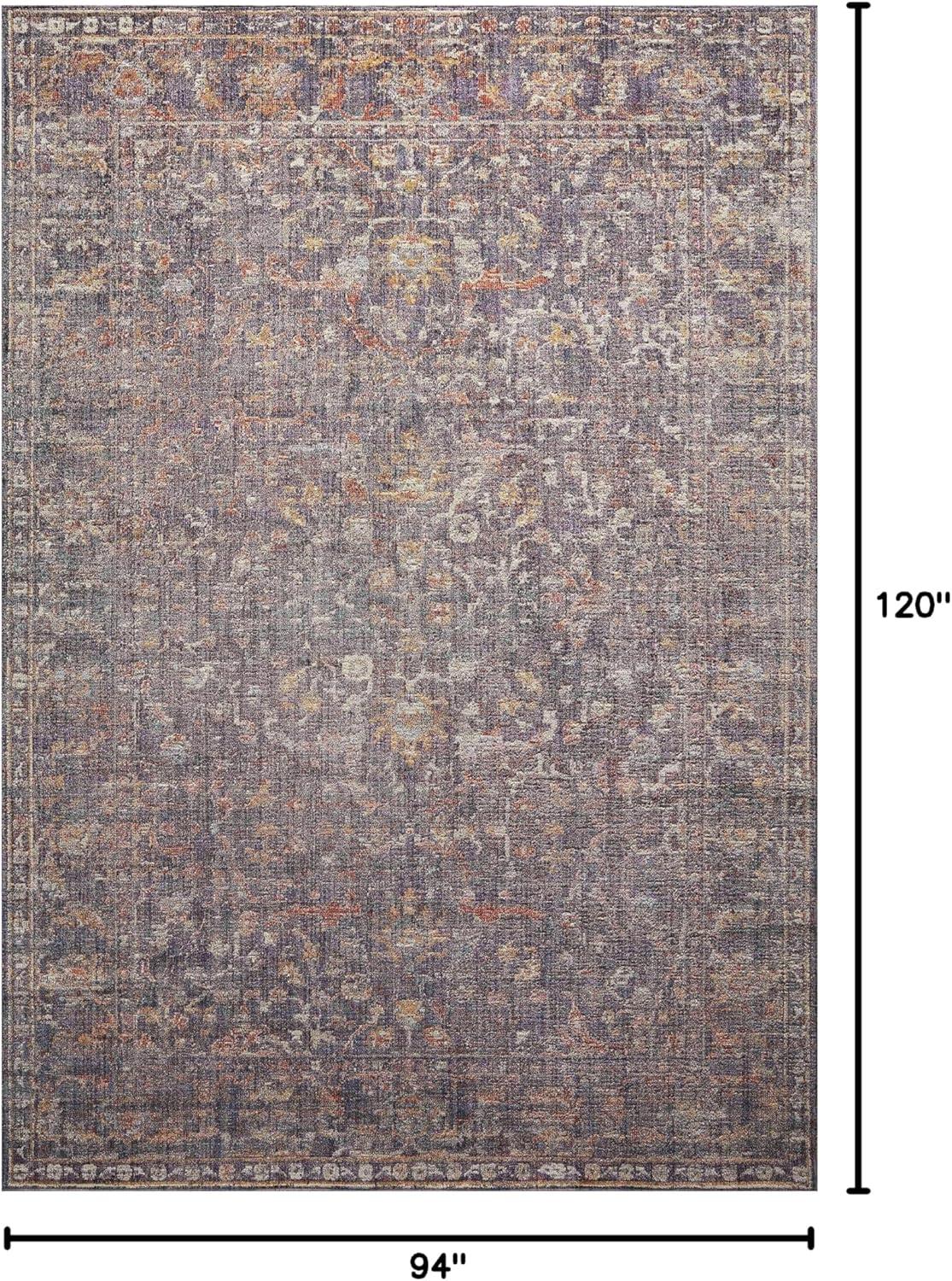 Chris Loves Julia x Loloi Rosemarie Graphite/Multi 7'-10" x 10' Area Rug