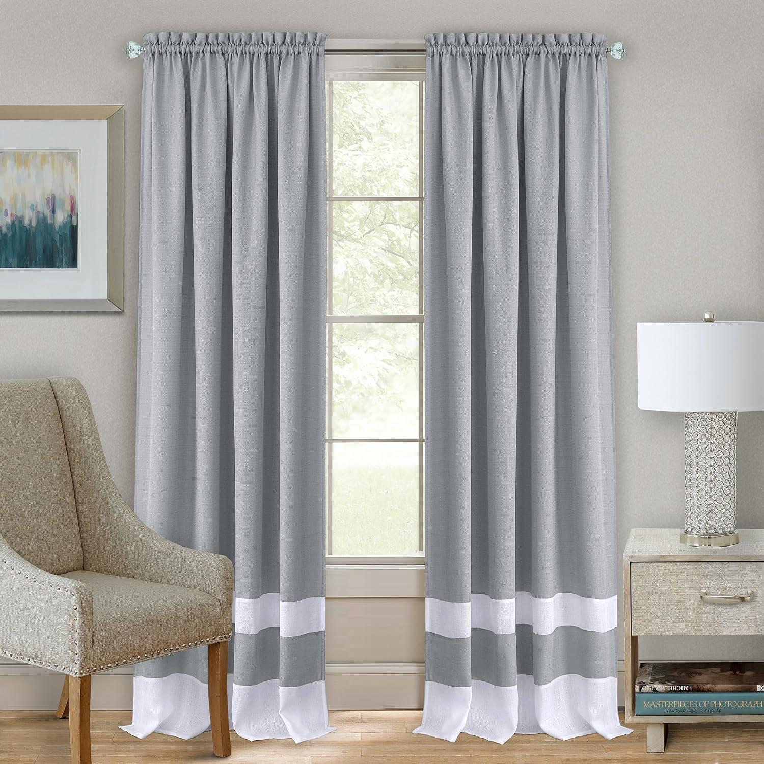 Achim Darcy Rod Pocket Window Curtain Panel