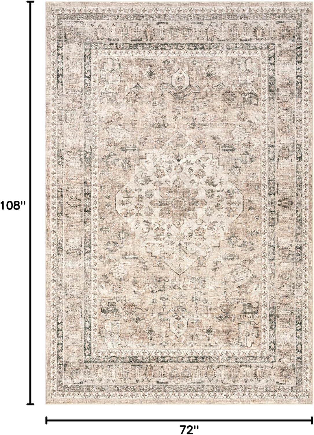 Nuloom Davi Faded Spill Proof Machine Washable Indoor Area Rug