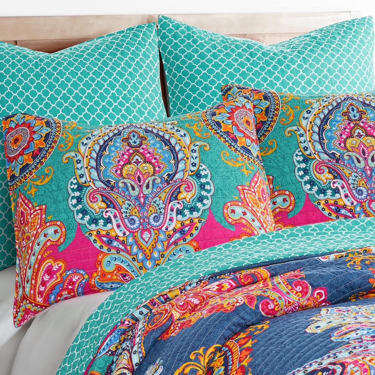 Fantasia Quilt Set - One Twin/Twin XL Quilt and One Standard Sham - Levtex Home