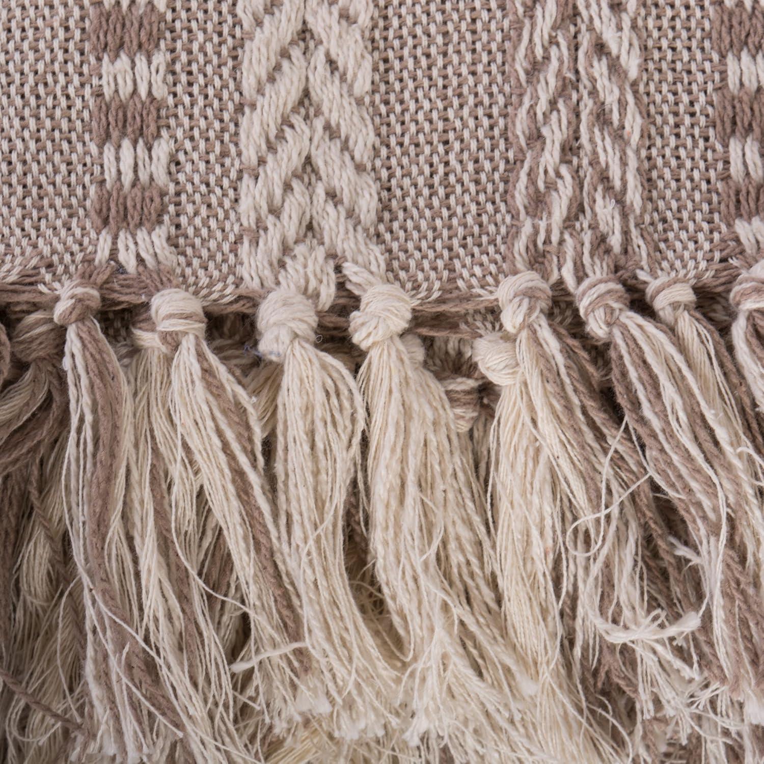 Design Imports Hand Woven Throw Blanket