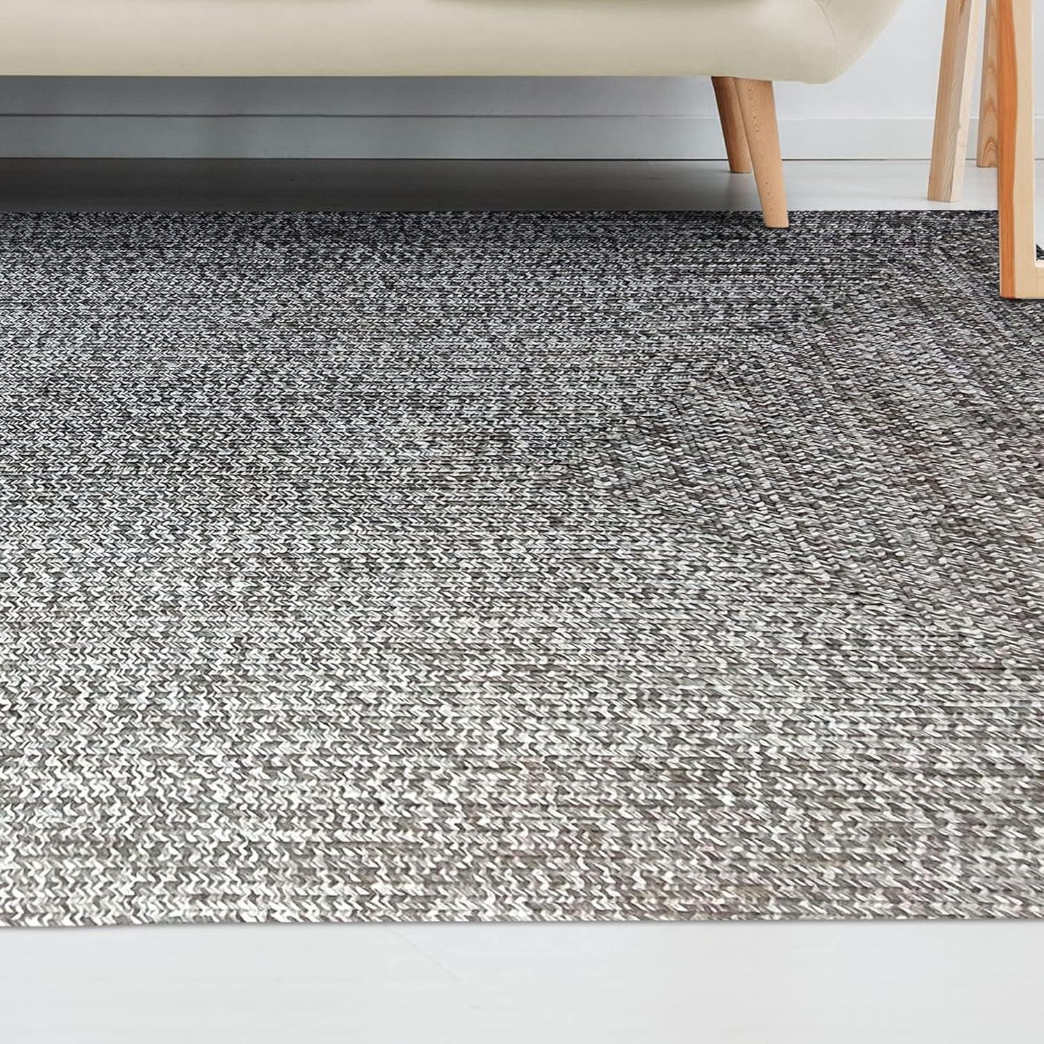 Ulmer Braided Reversible Two-Tone Indoor Outdoor Runner or Area Rug