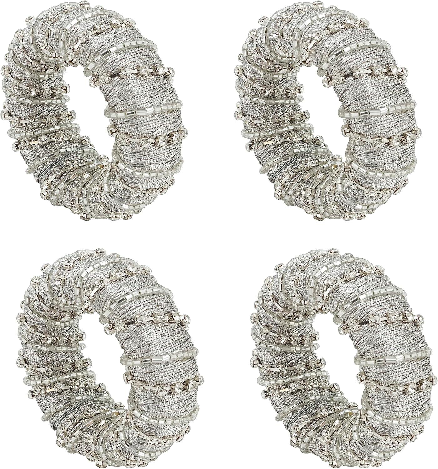 Saro Napkin Ring Collection Napkin Ring (Set of 4)