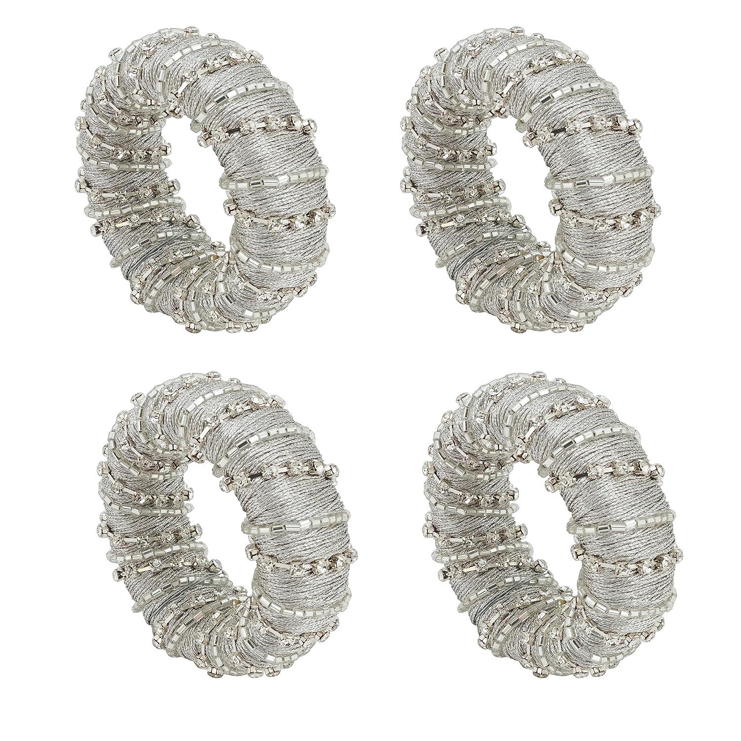 Saro Napkin Ring Collection Napkin Ring (Set of 4)