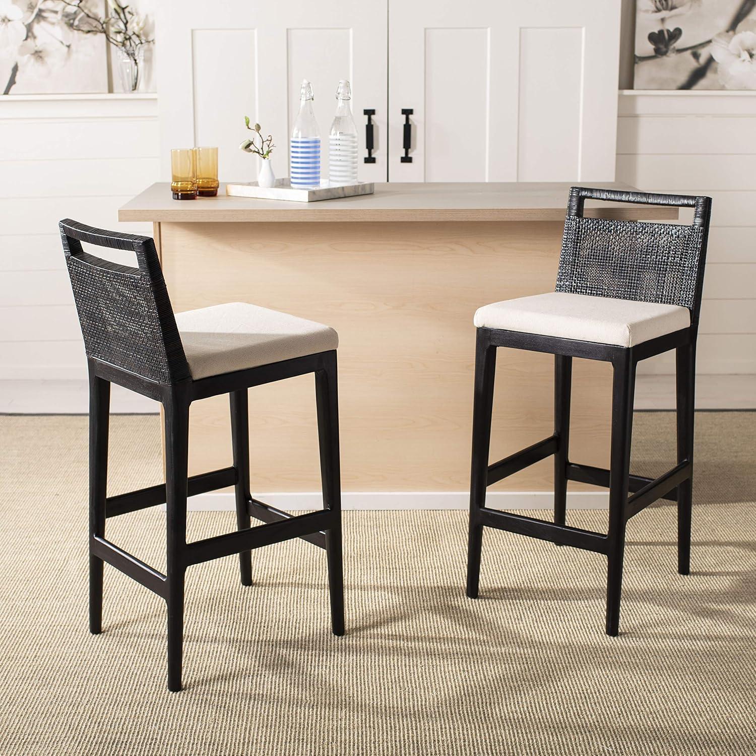 Darin Barstool - SEA4015 - Black/White - Safavieh