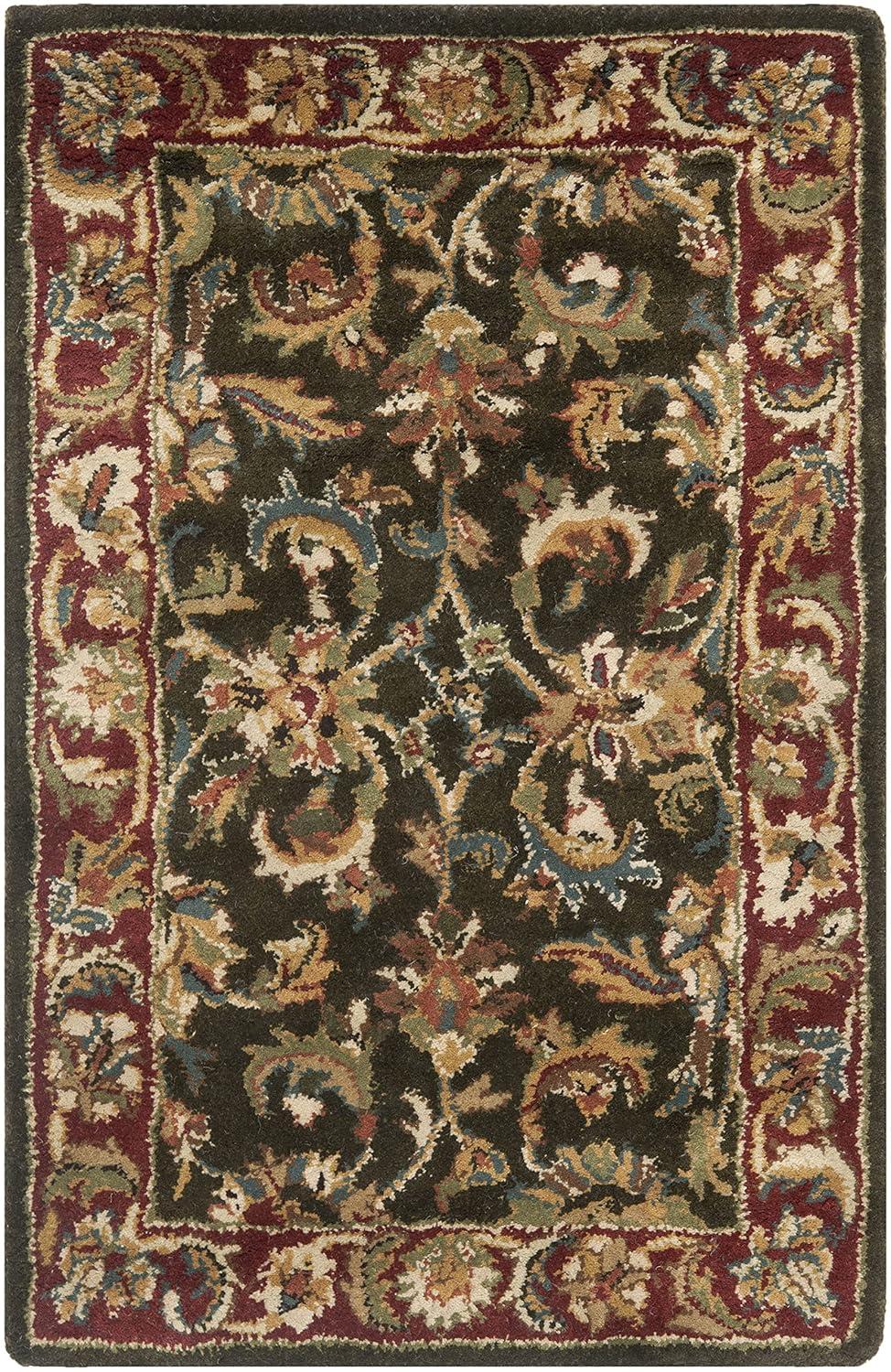 Classic CL758 Hand Tufted Accent Rug - Ivory/Ivory - 2'x3' - Safavieh.