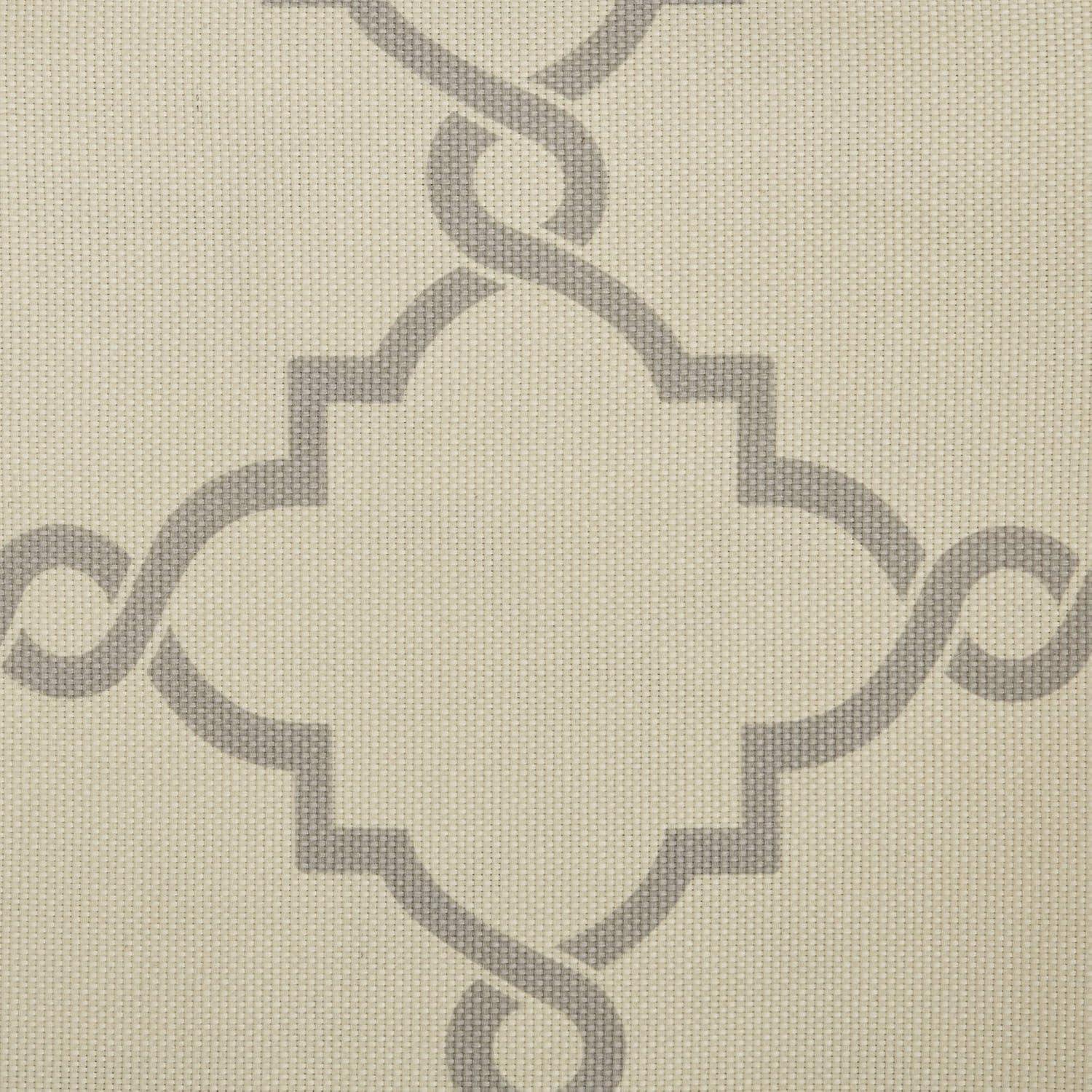 Madison Park Fretwork Print Grommet Top Single Window Curtain Panel