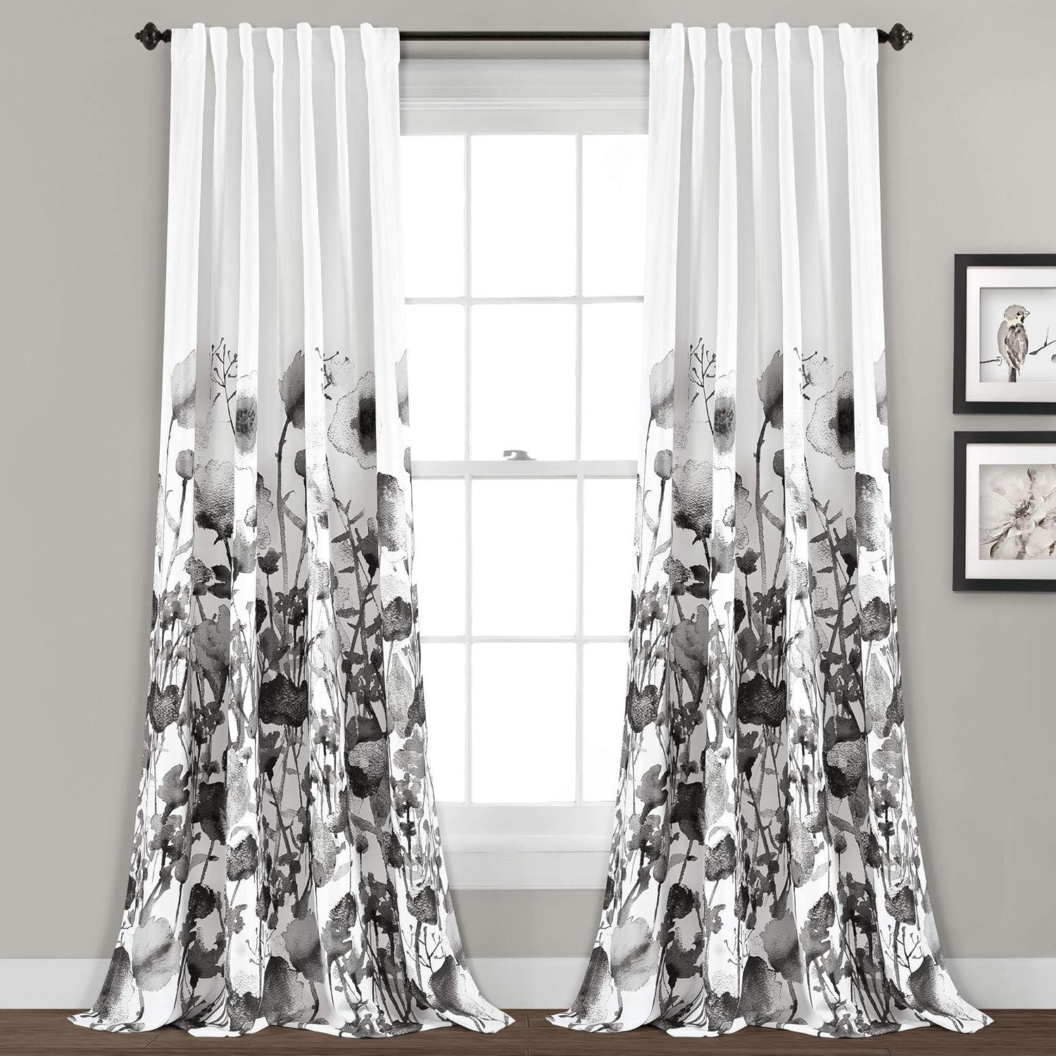 Zuri Polyester Room Darkening Curtain Pair