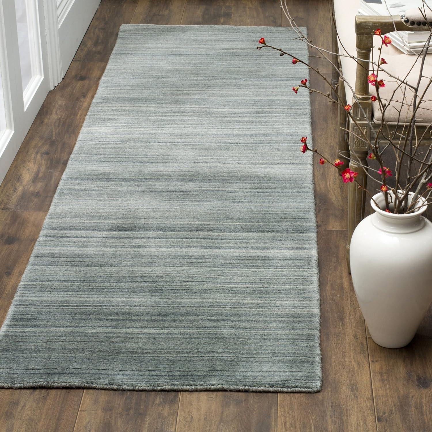 SAFAVIEH Himalaya Collection HIM820E Handmade Pewter Rug