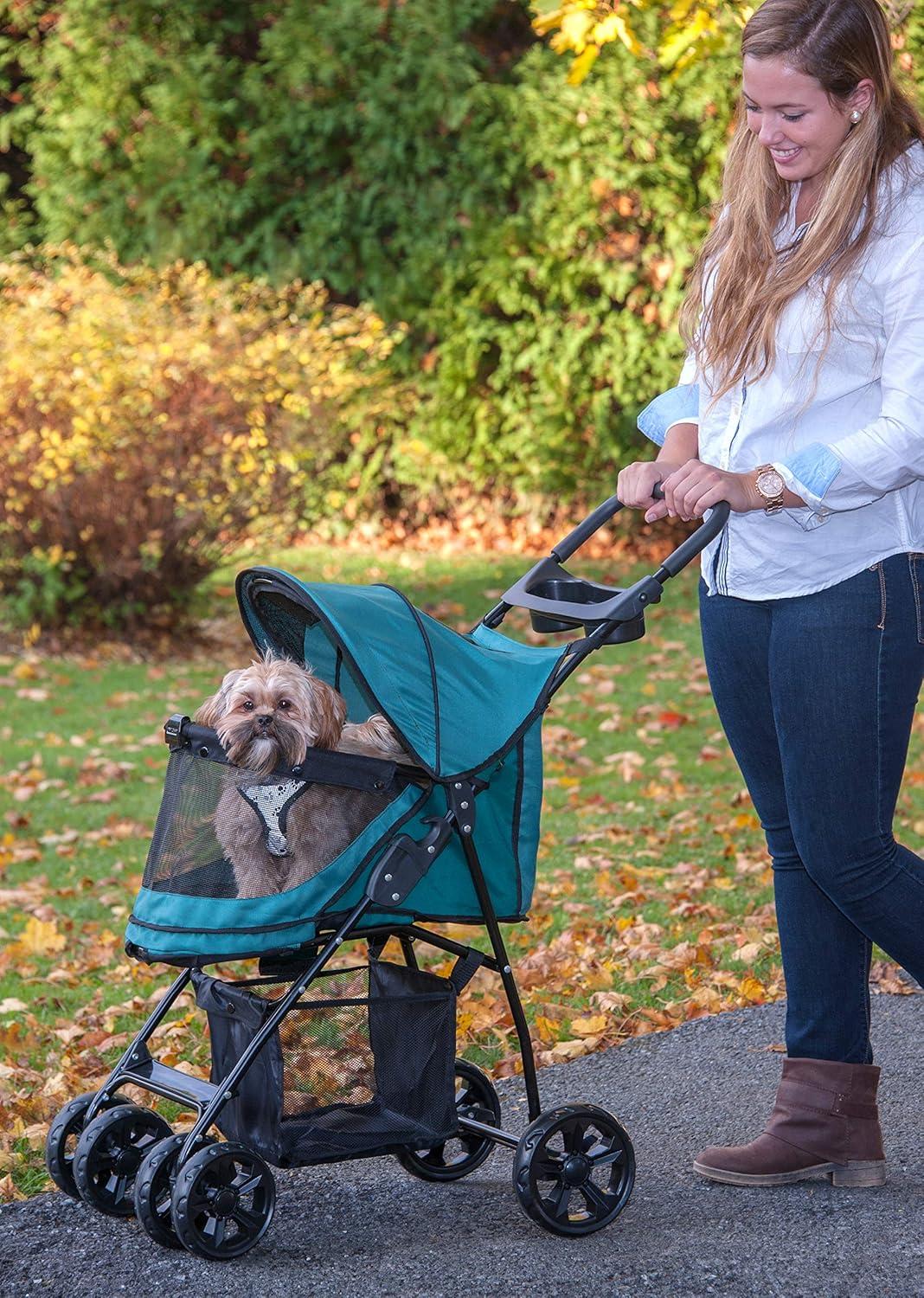 Juniper No-Zip Pet Stroller for Small Breeds