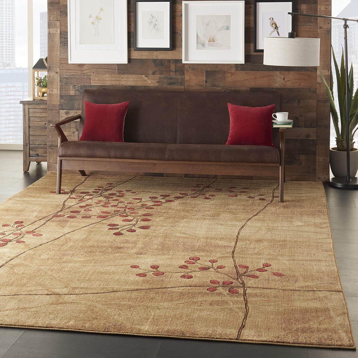 Nourison Somerset Latte Area Rug ST74 9'6" x 13'