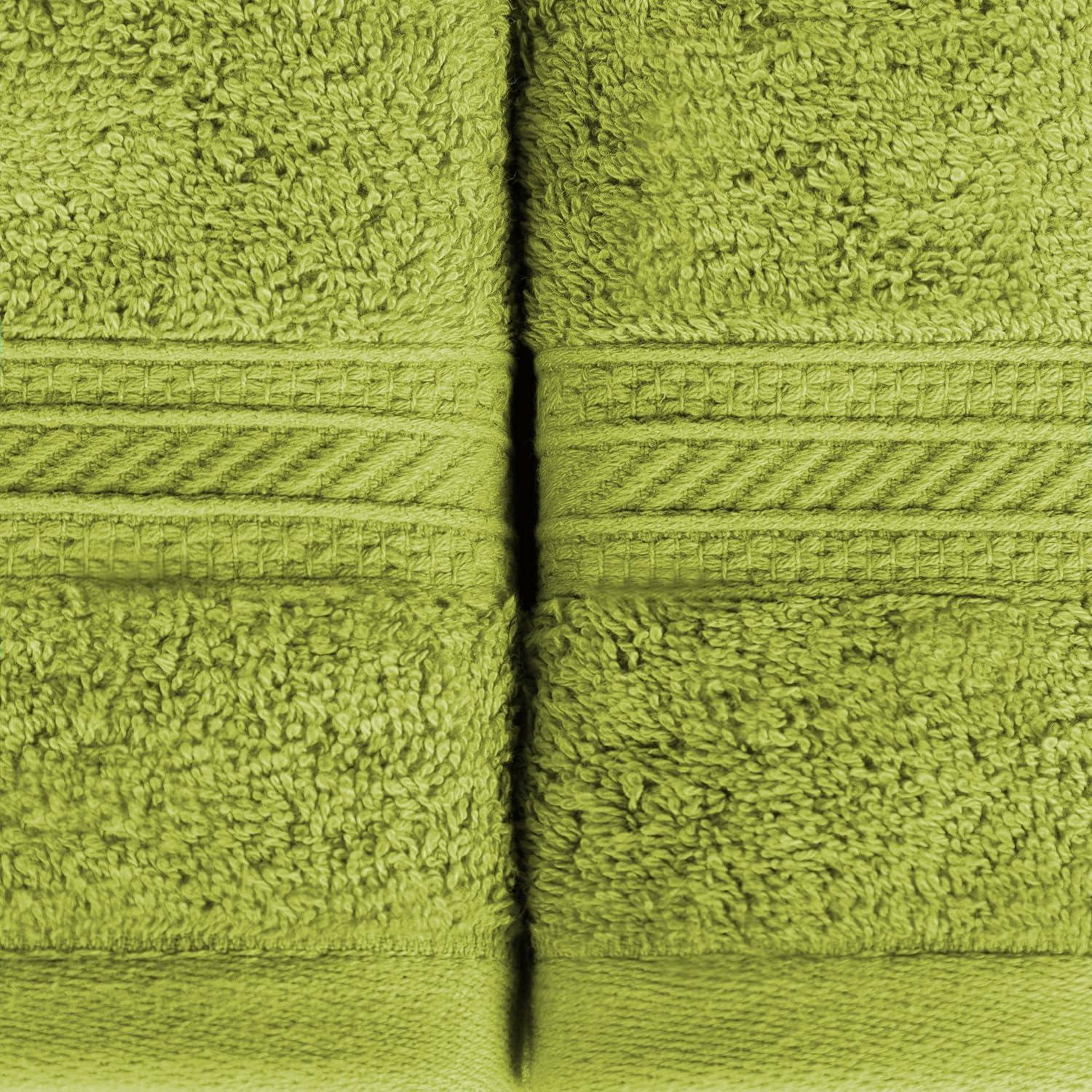 Green Essence Cotton Bath Towel Set, 27" x 54"