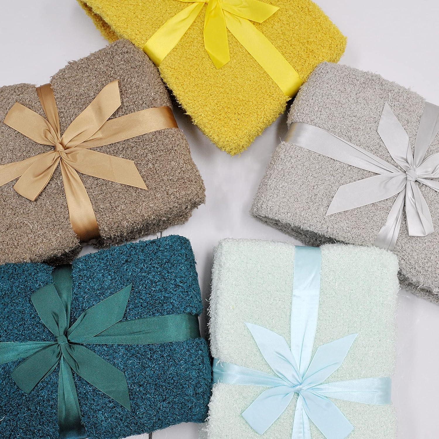Home Soft Things Fluffy Handmade Throw Blanket