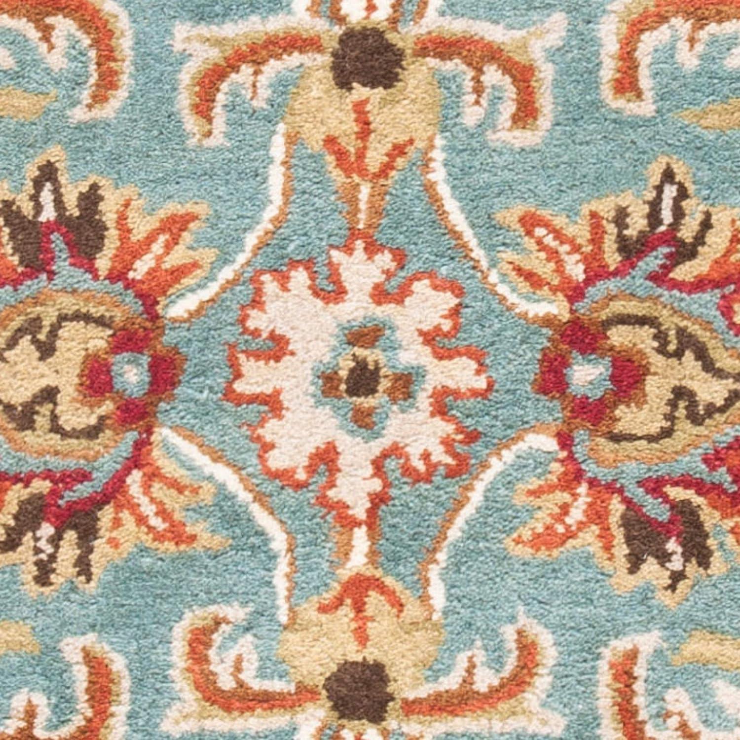 Heritage HG812 Hand Tufted Runner Rug - Blue/Brown - 2'3"x6' - Safavieh.