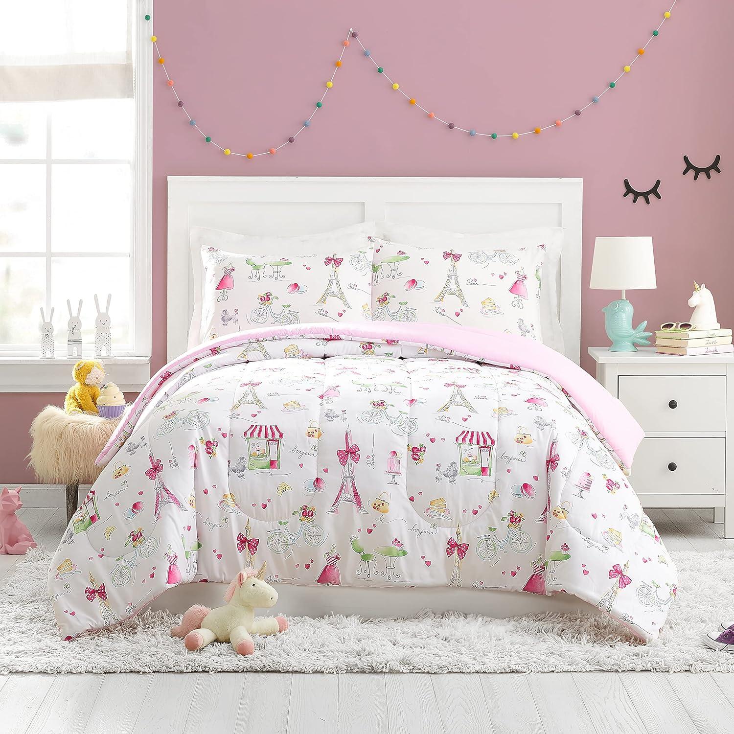 Pretty in Paris Reversible Comforter Set