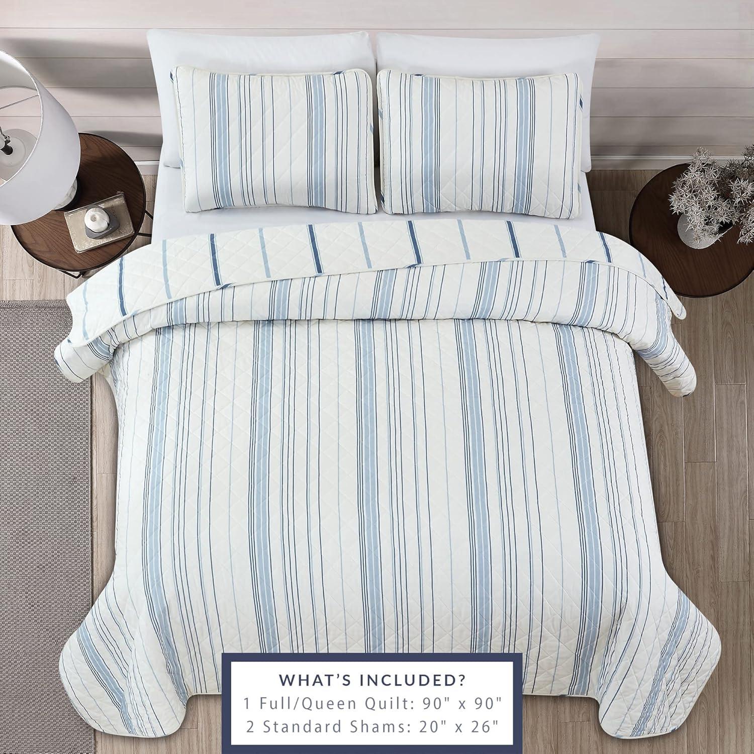 Market & Place Sofia No Striped Quilt Set
