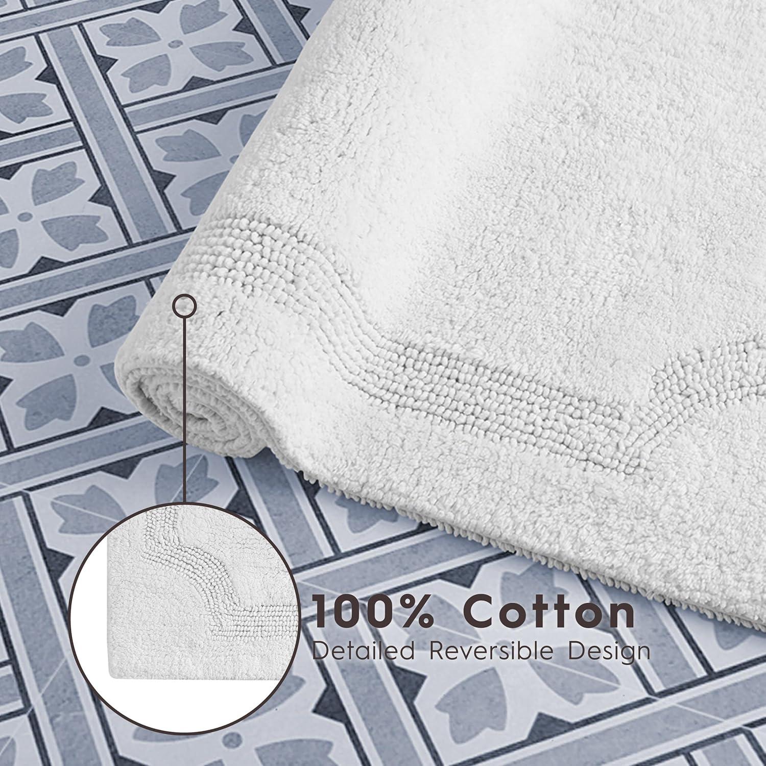 Laura Ashley Reversible Cotton Bath Rug