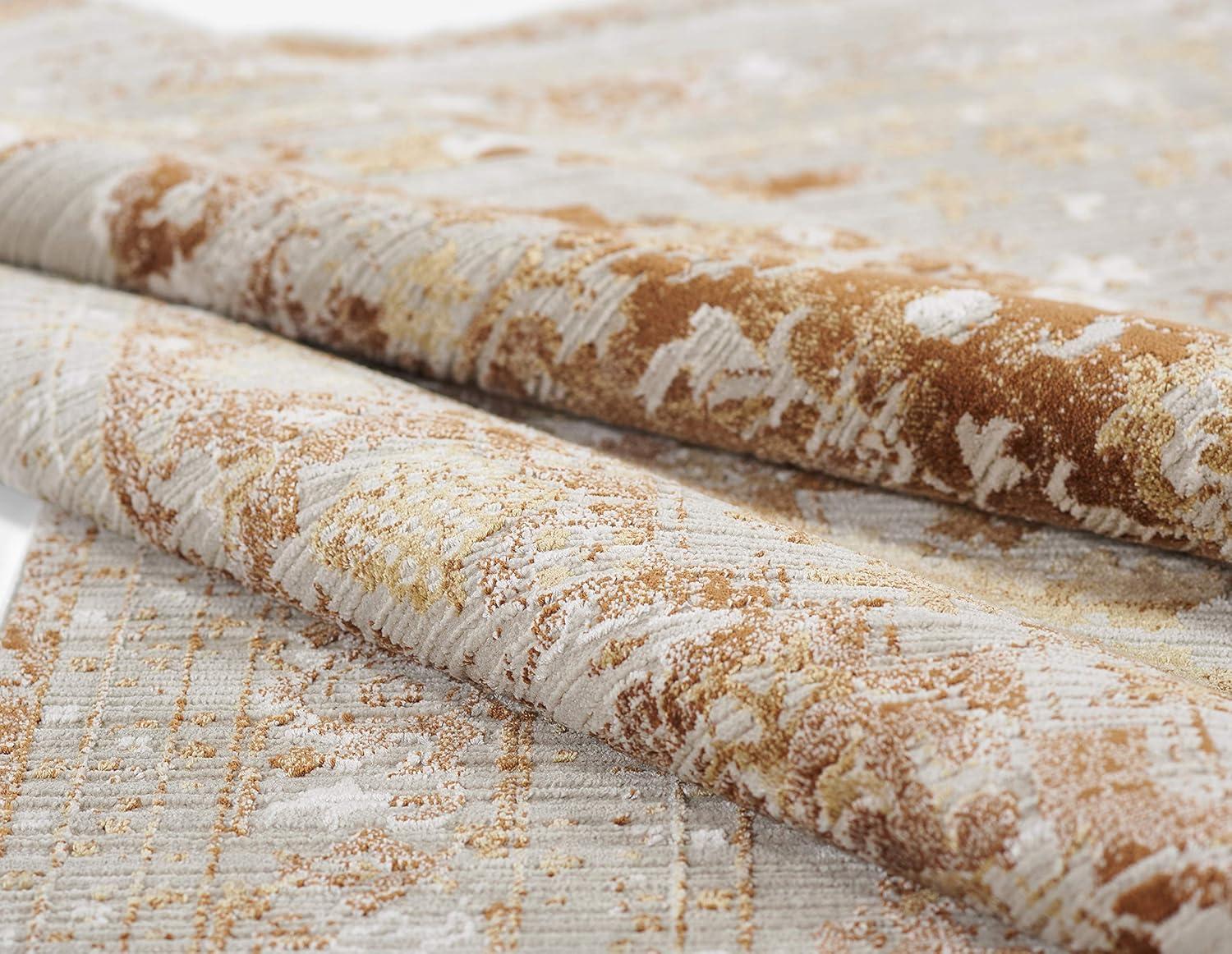 Momeni Cambridge Viscose and PES Medallion Charcoal Area Rug 2'2" X 3'11"