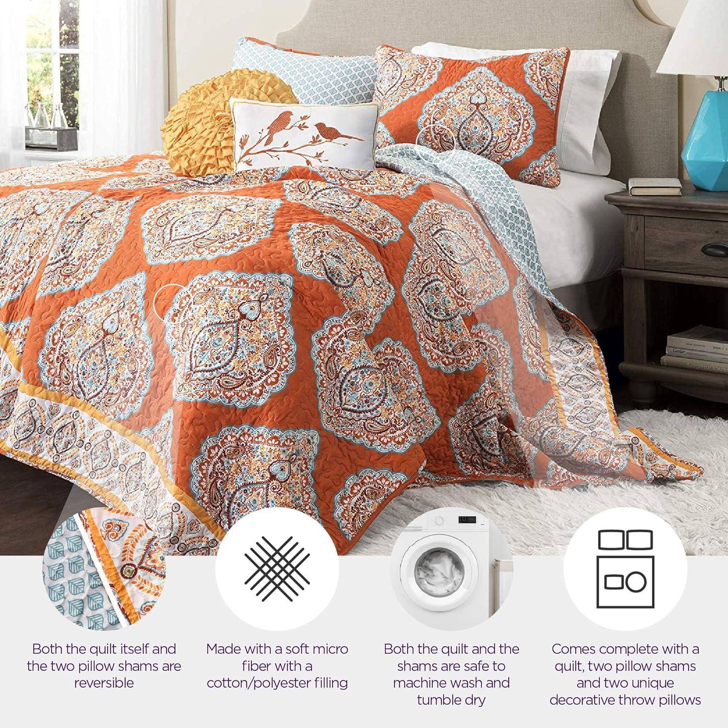 5pc Harley Quilt Set - Lush Décor