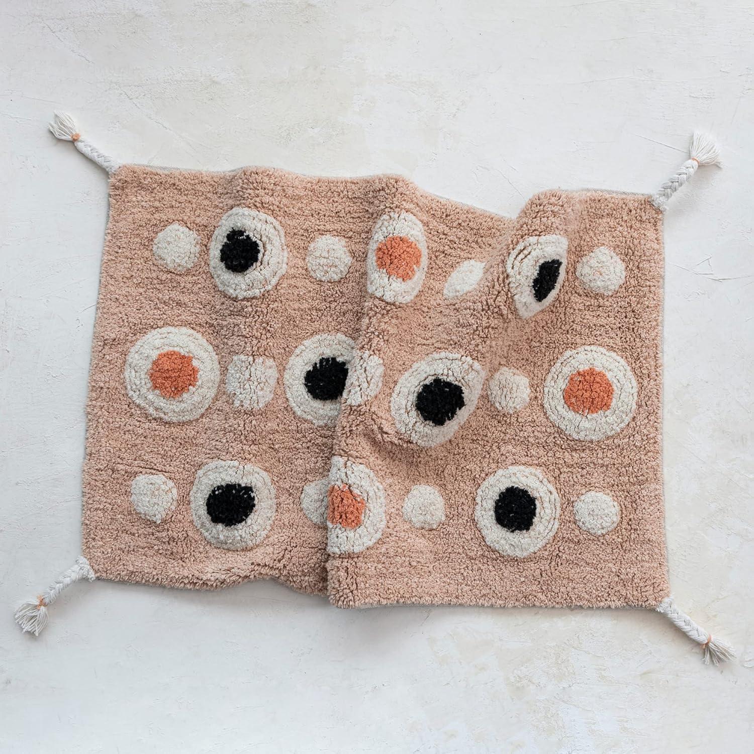 Creative Co-Op Cotton Bath Mat