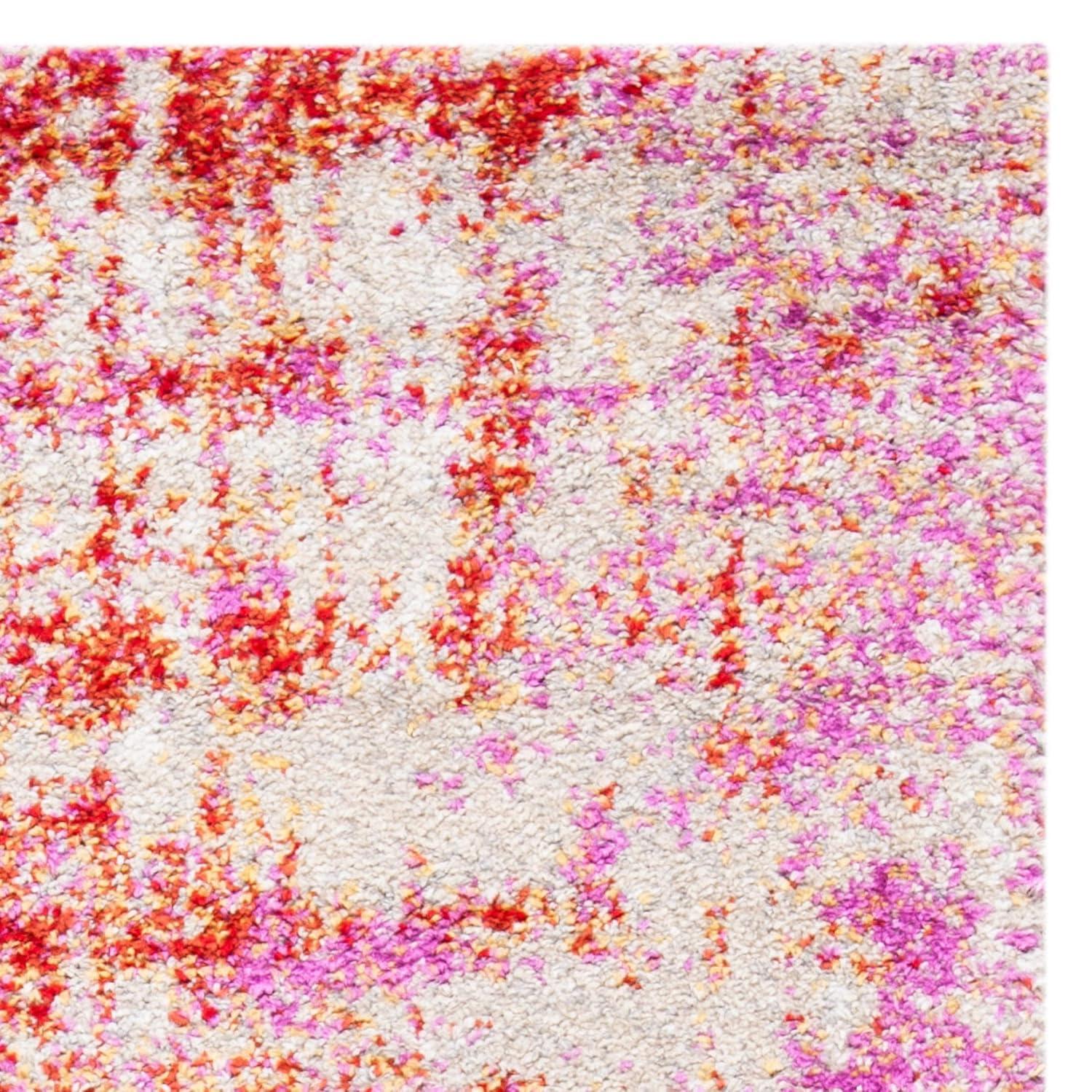 Adirondack ADR207 Machine Made Indoor Area Rug - Red/Gold - 5'-1"x7'-6" - Safavieh
