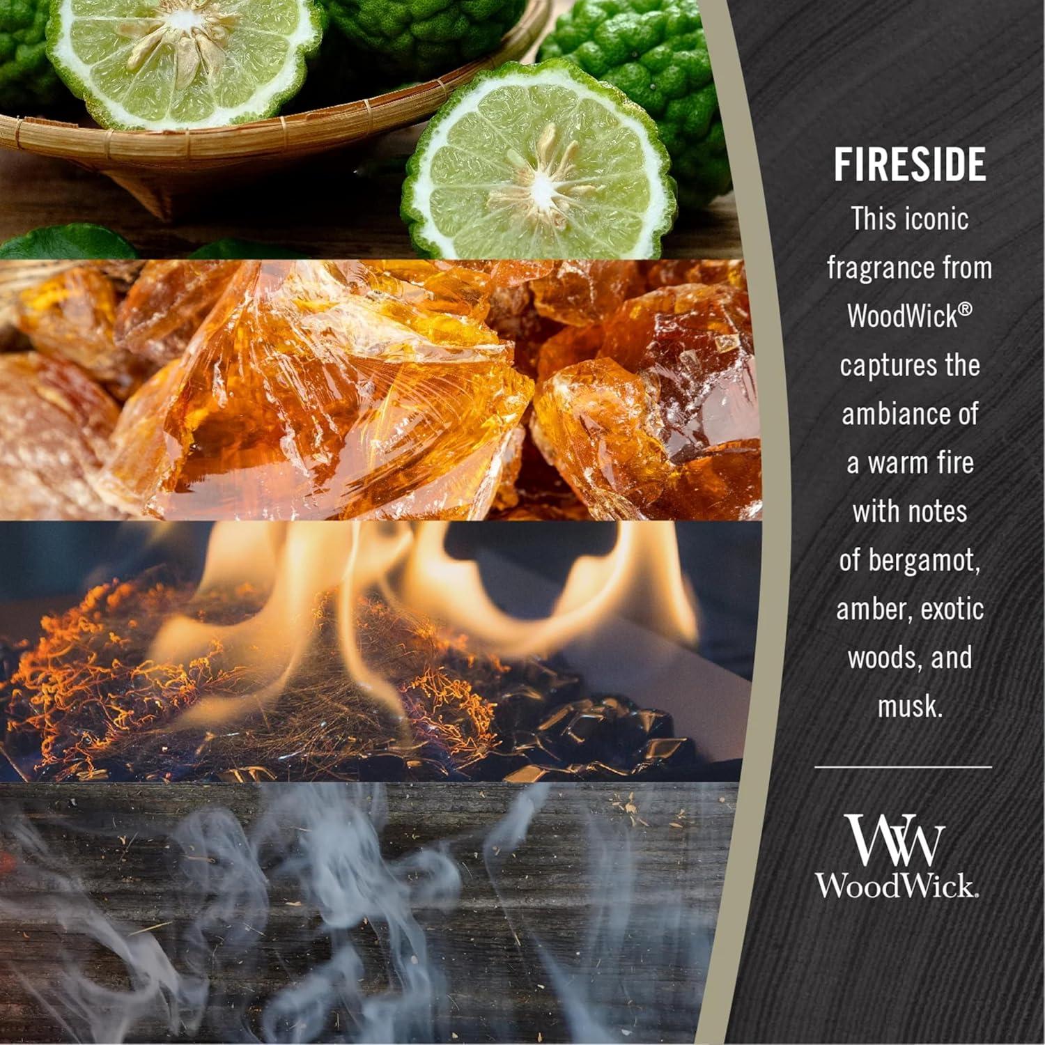 WoodWick Fireside Scented Jar Candle