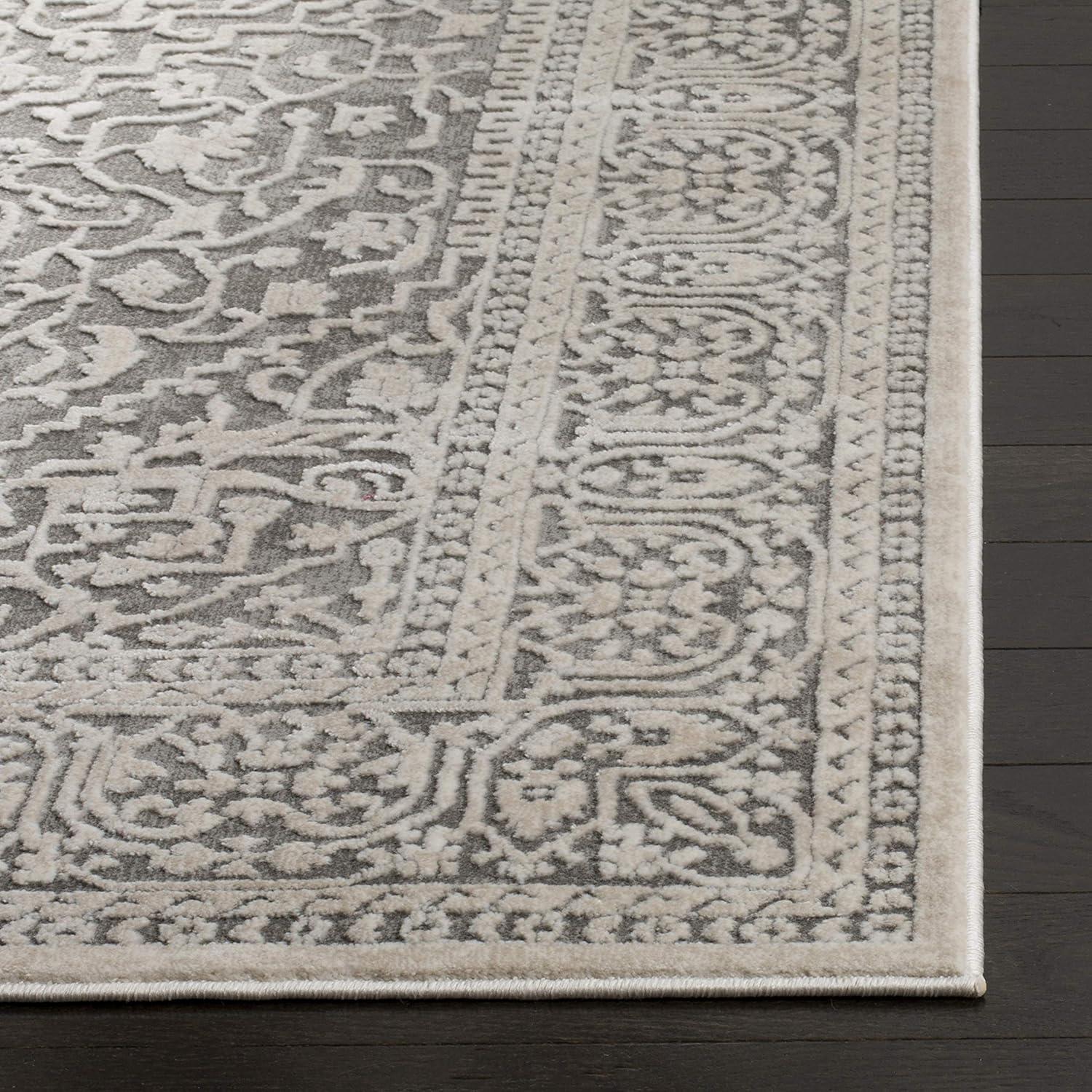 Reflection RFT670 Power Loomed Indoor Accent Rug - Dark Grey/Cream - 3'x5' - Safavieh.