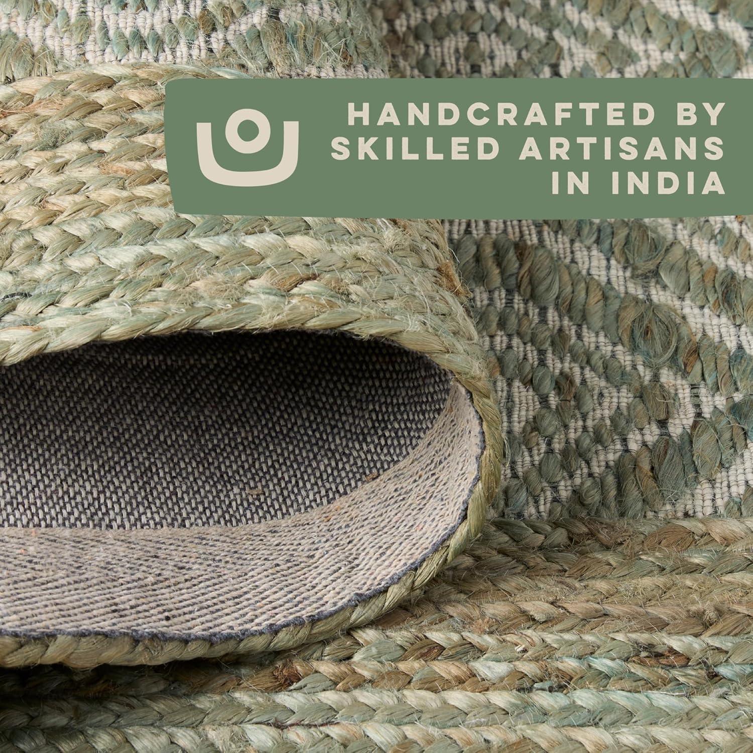 Town & Country Terra Nalani Textured Diamond Olive Green