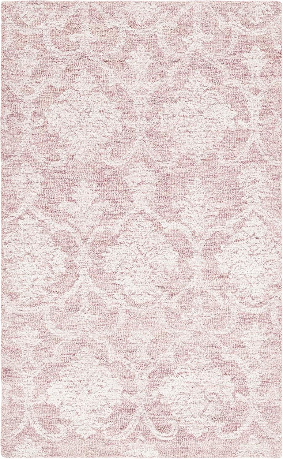 Metro MET996 Hand Tufted Indoor Accent Rug - Pink/Ivory - 3'x5' - Safavieh
