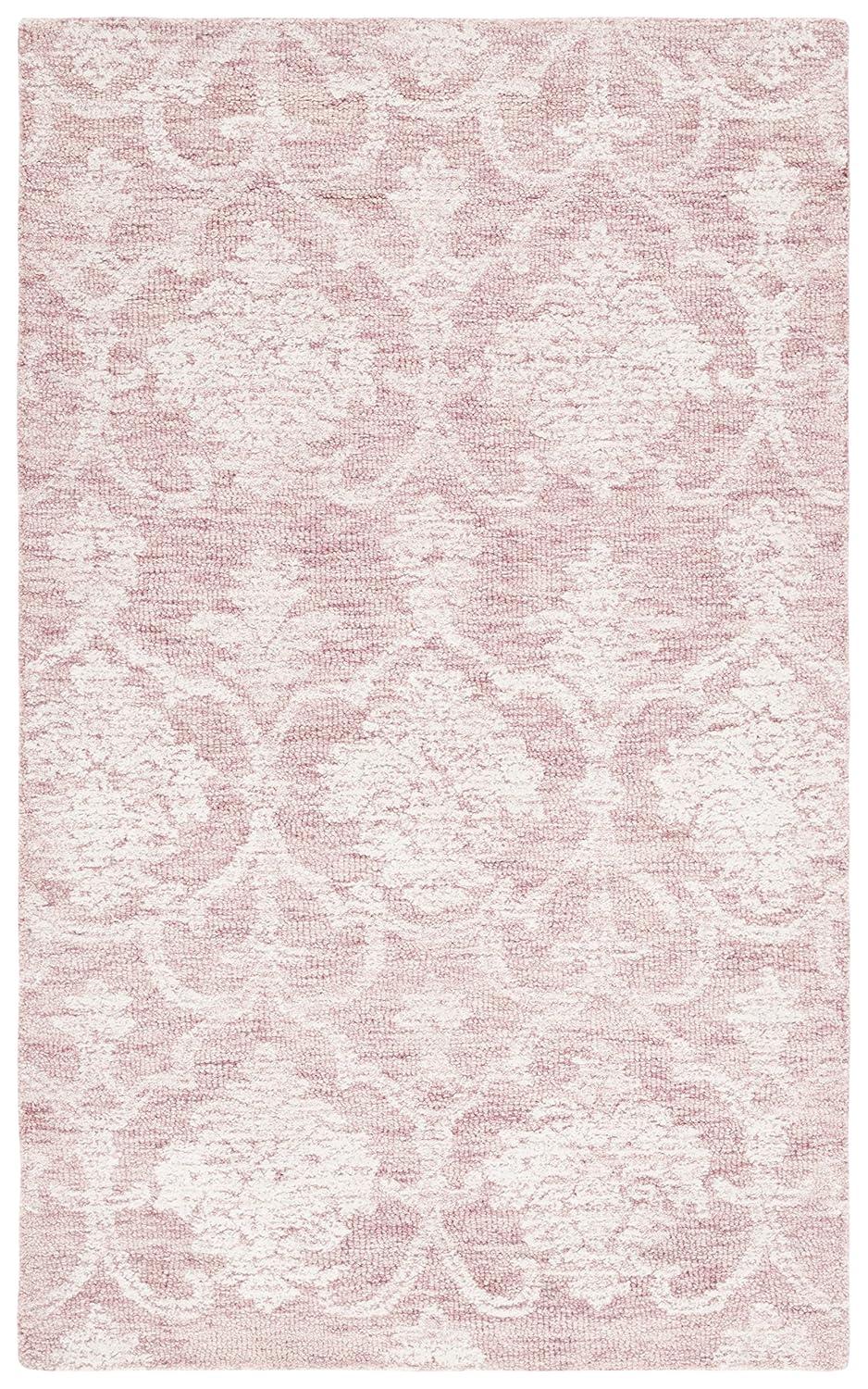 Metro MET996 Hand Tufted Indoor Accent Rug - Pink/Ivory - 3'x5' - Safavieh