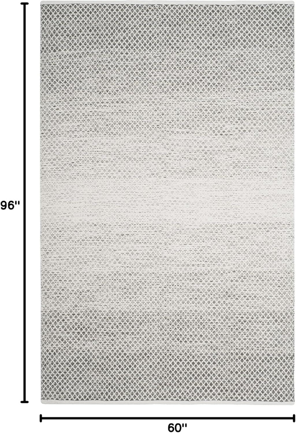 Montauk MTK601 Hand Woven Indoor Area Rug - Light Grey/Ivory - 5'x8' - Safavieh