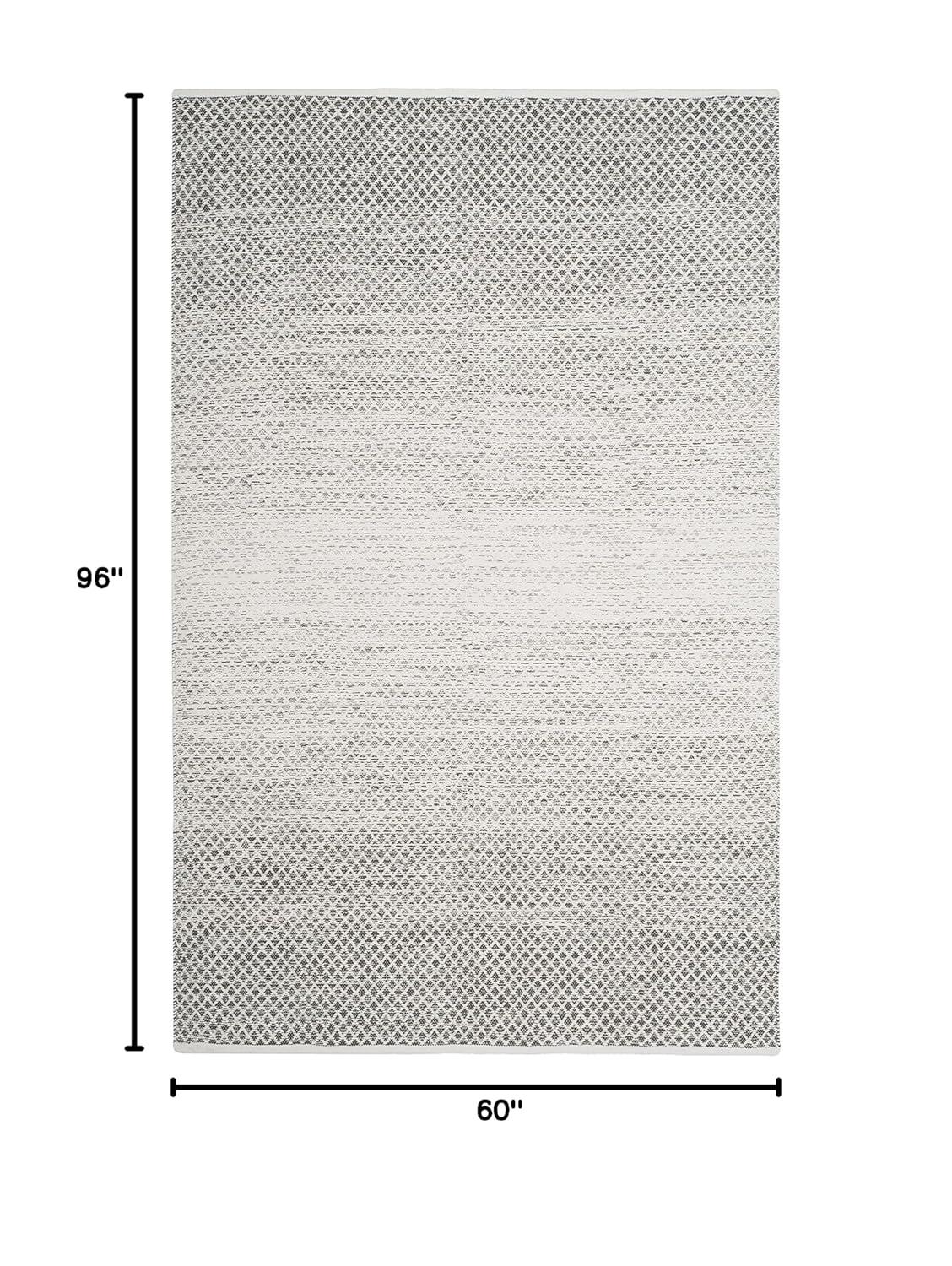 Montauk MTK601 Hand Woven Indoor Area Rug - Light Grey/Ivory - 5'x8' - Safavieh