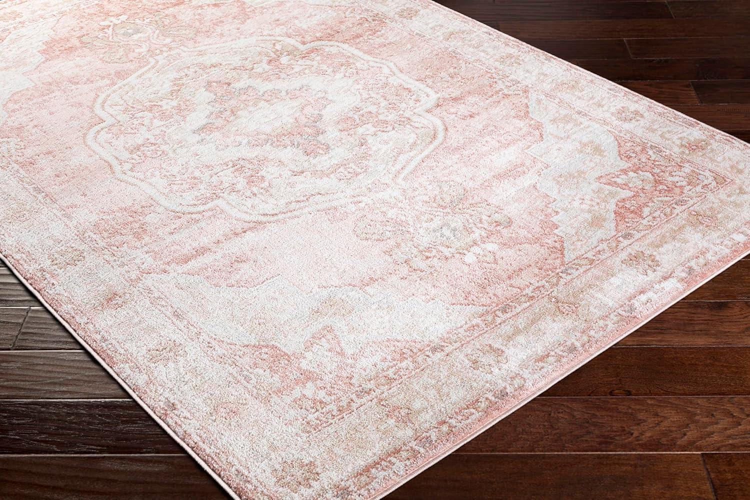 Mark & Day Baflo 7'10" Square Woven Indoor Area Rugs Blush