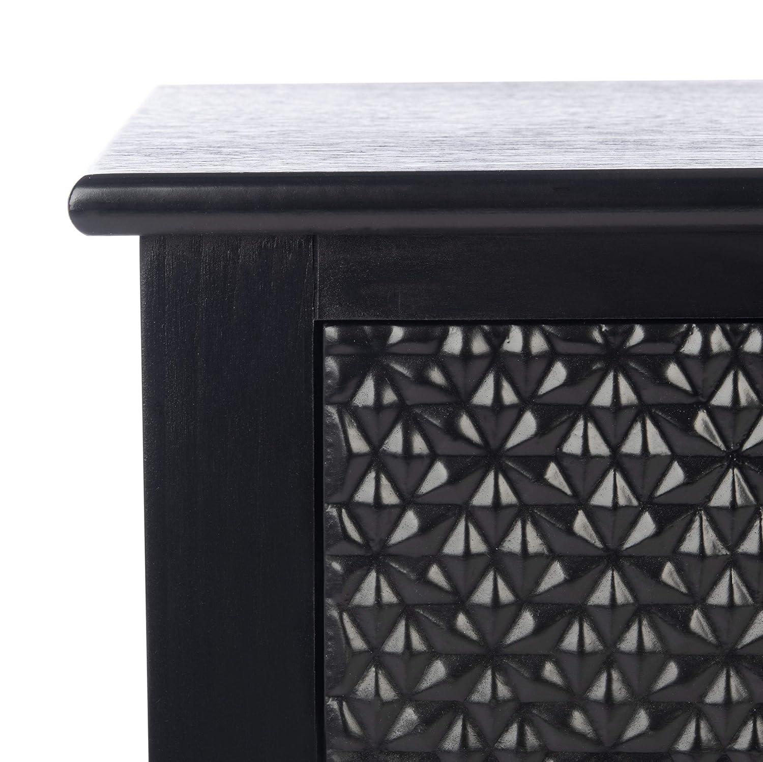 SAFAVIEH Halton Modern 2 Drawer Console Table, Distressed White