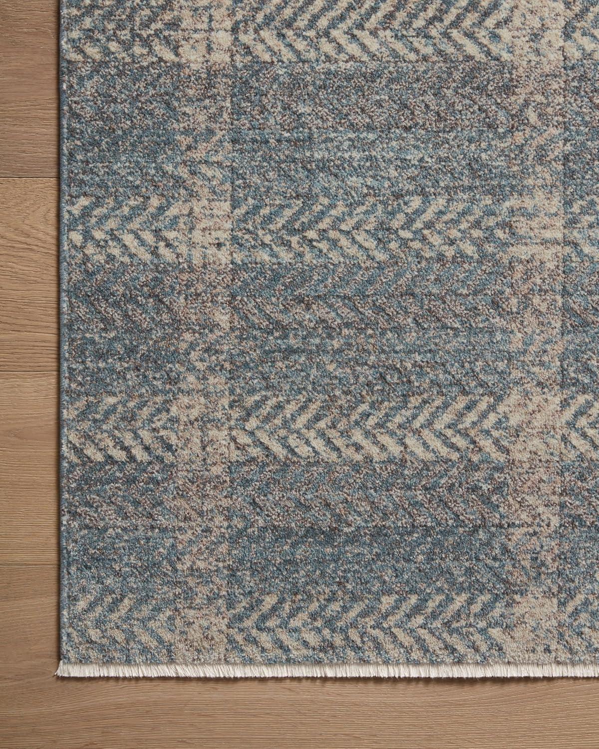 Angela Rose x Loloi Ember Blue / Beige Area Rug