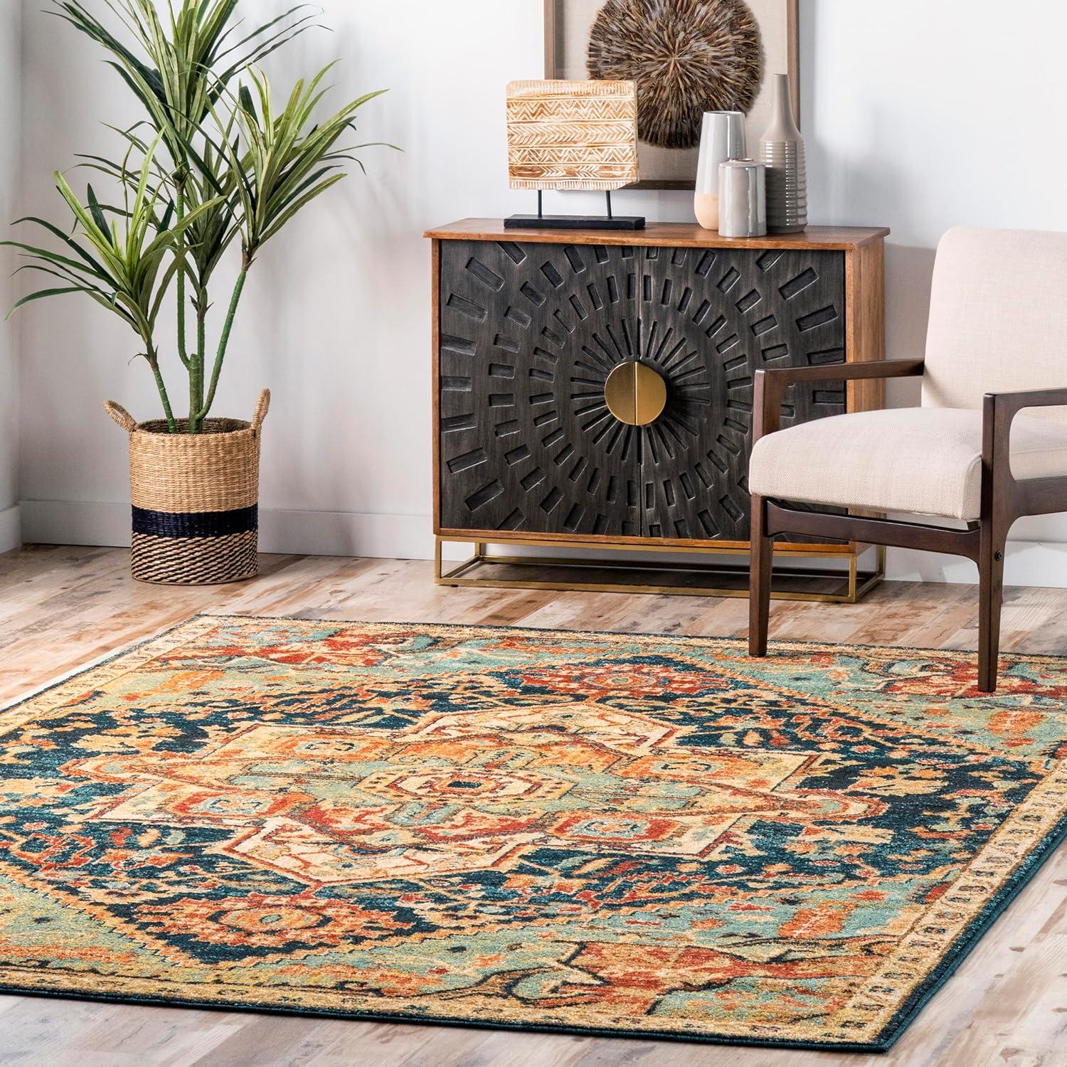 Nuloom Global Medallion Tabetha Indoor Area Rug