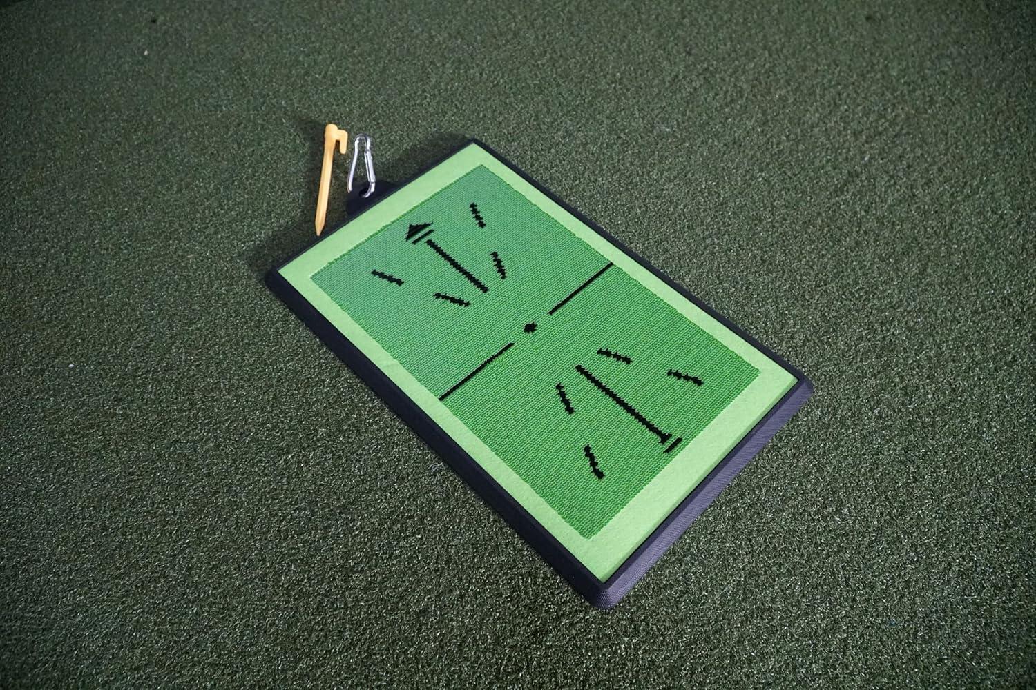 Birdie Bath Birdie Golf: Birdie Mat - Pro Premium Swing Training Mat, Analyze Swing Path & Ball Impact, Portable, Indoor & Outdoor, 19.25x12.3" Sports Accessory