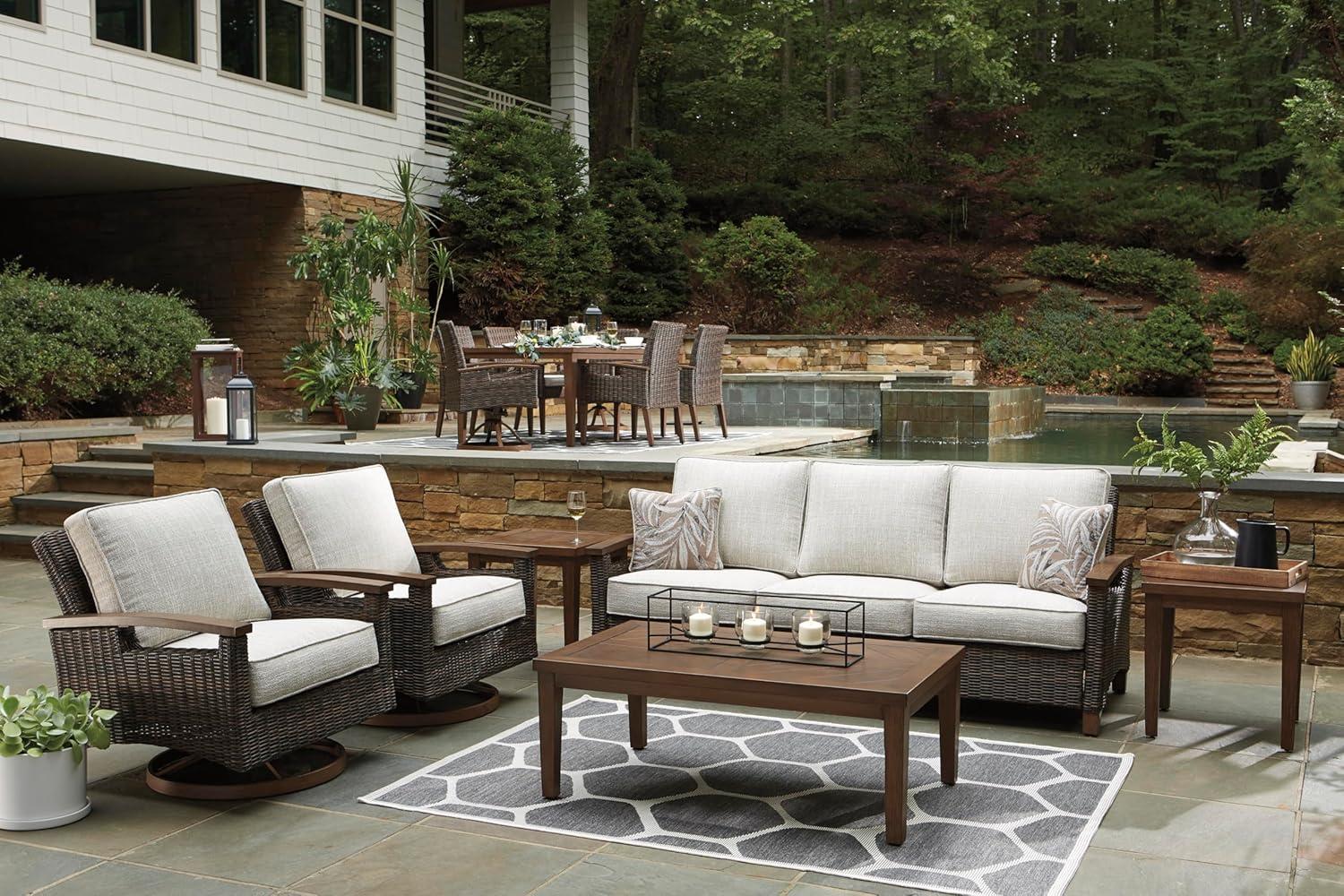 Paradise Trail Swivel Lounge Chair (Set of 2)