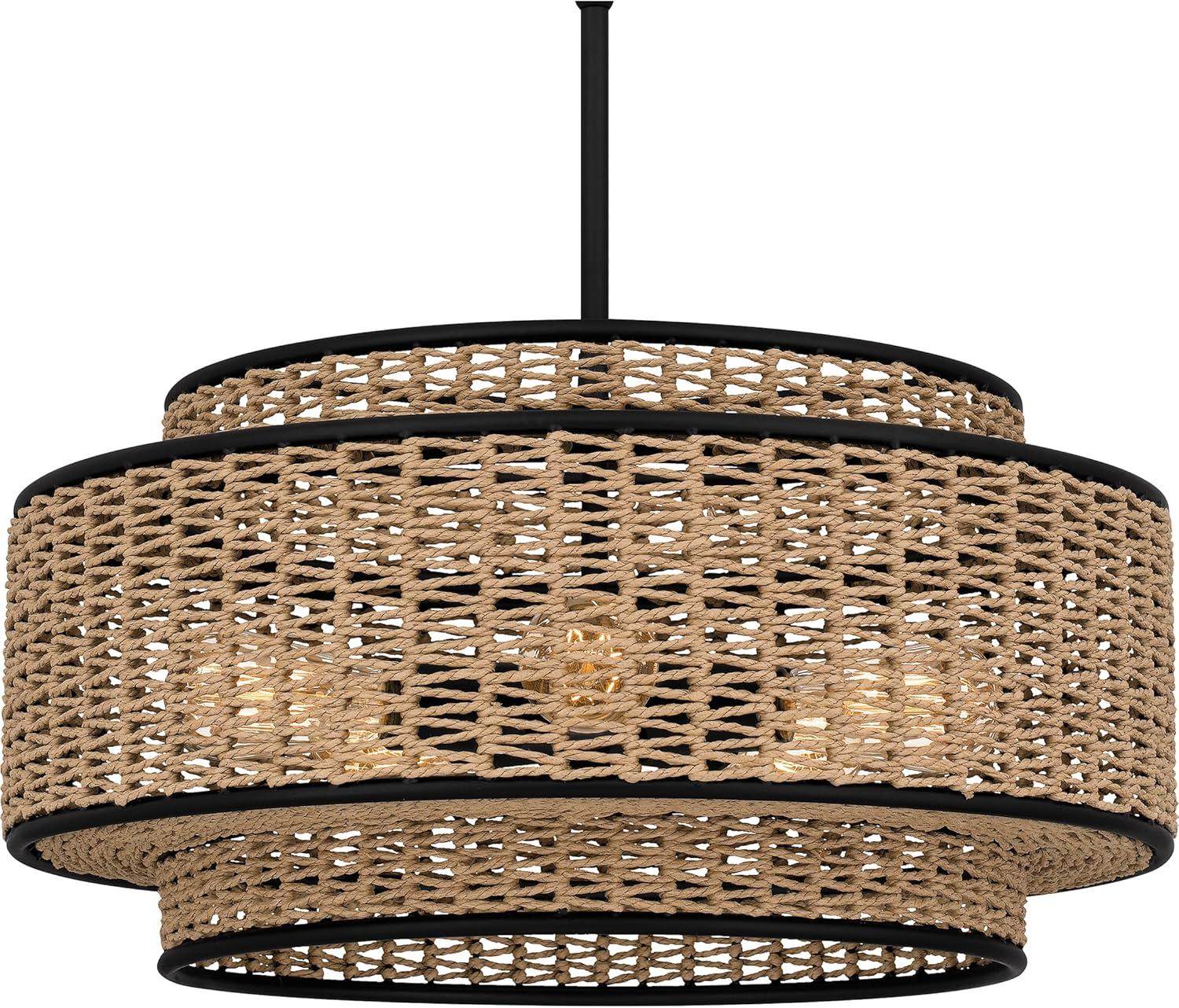 Quoizel Lighting 5 - Light Pendant in  Matte Black