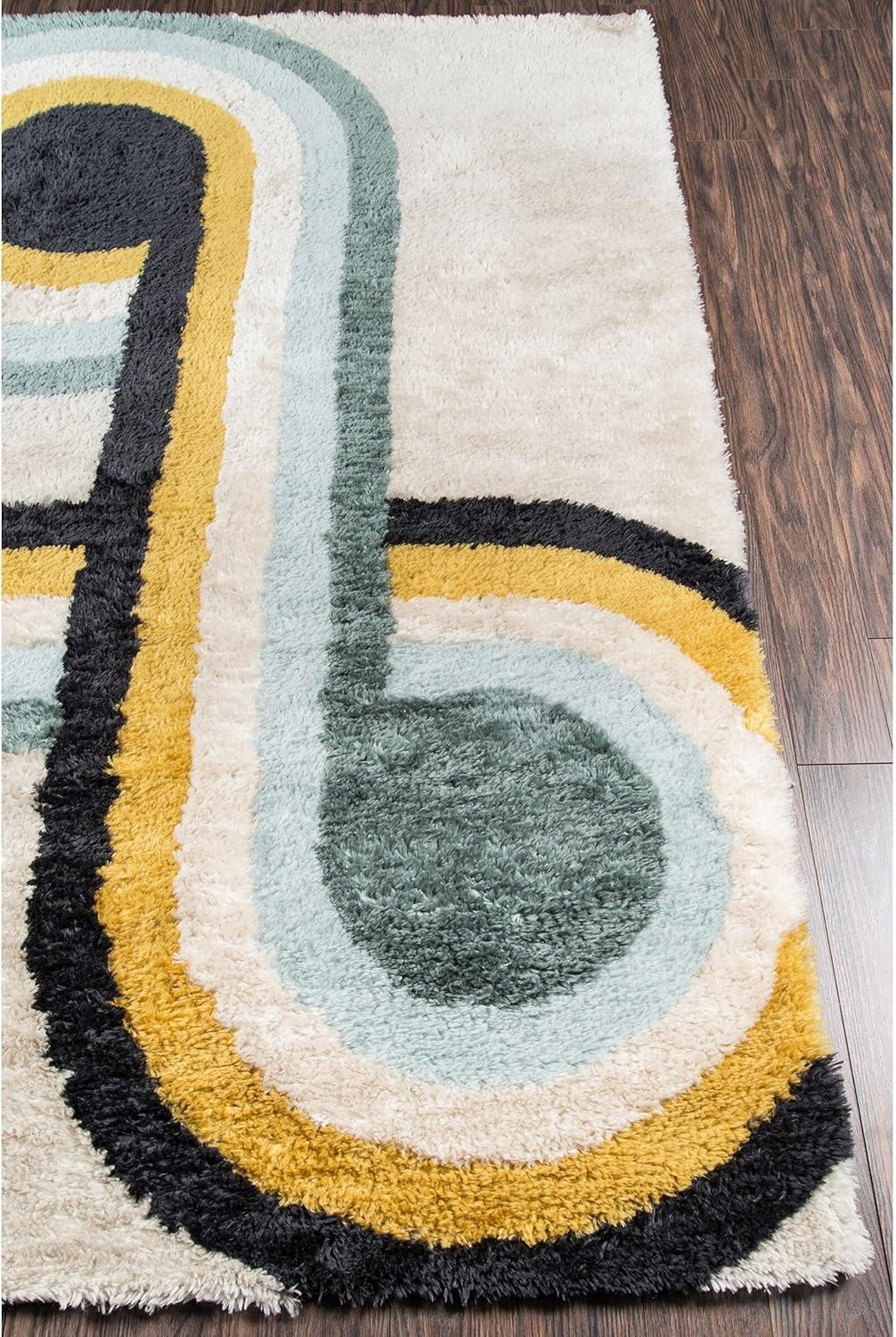 Hand Tufted Geometric Rug