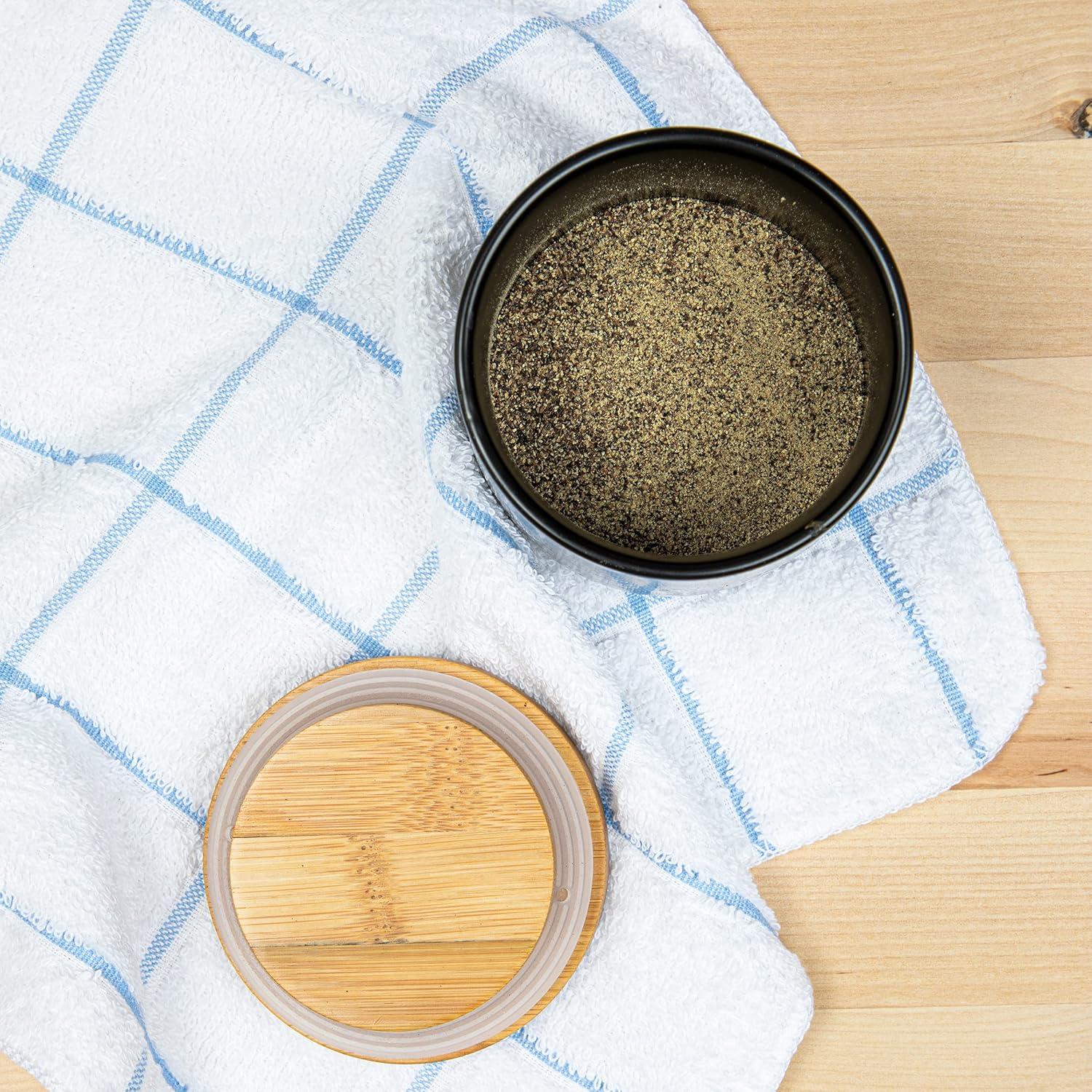 Arkwright Home Kitchen Dishcloths (12 Pack) - Cotton, 12x12 in. - Blue