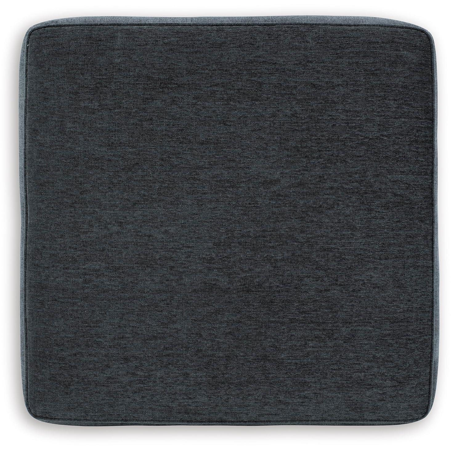 Signature Design by Ashley Contemporary Abinger Oversized Accent Ottoman Chenille Smoke