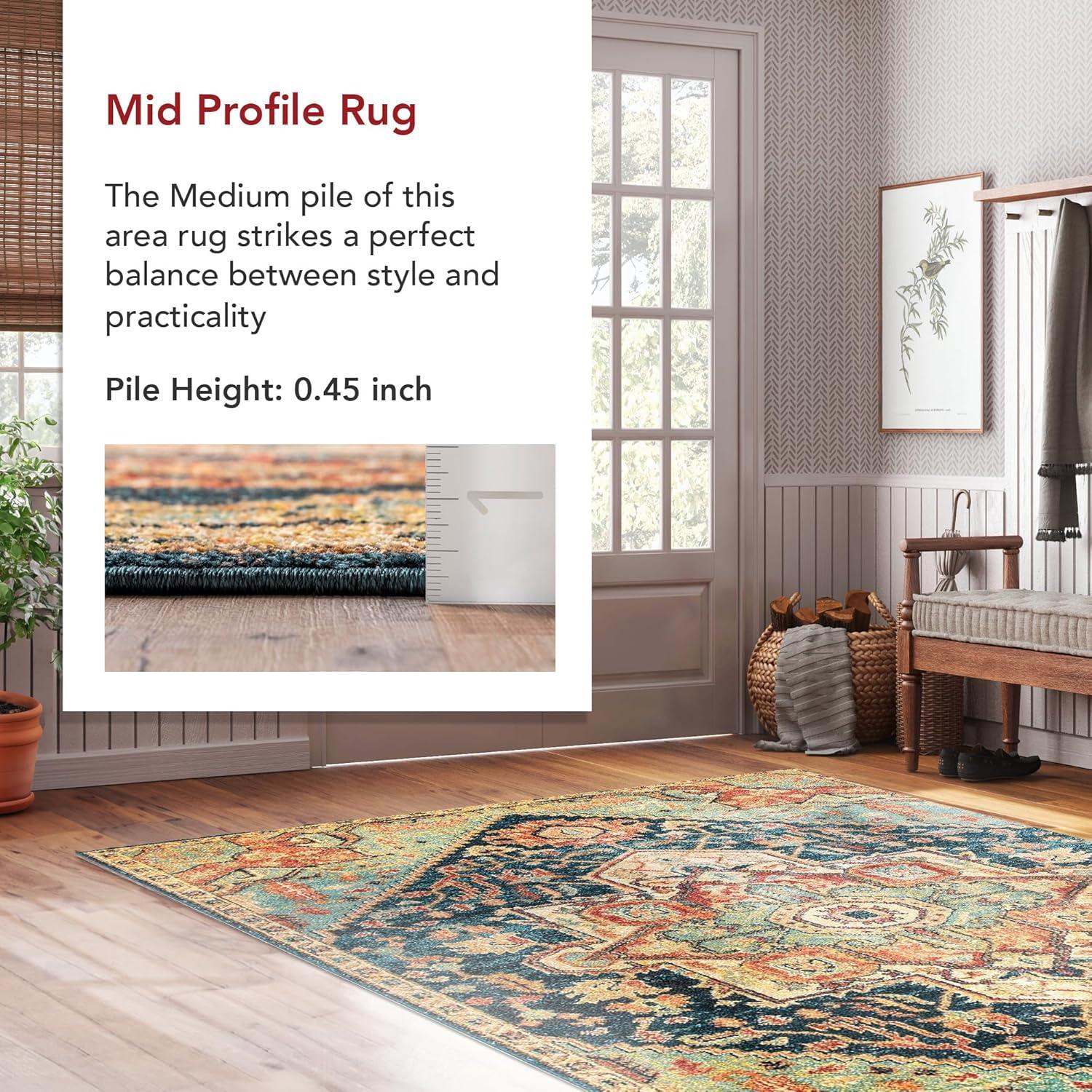 Nuloom Global Medallion Tabetha Indoor Area Rug