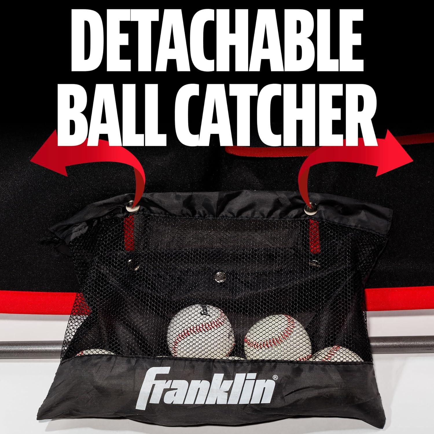 Franklin Sports Switch Hitter Baseball Pitching Target + Rebounder Net