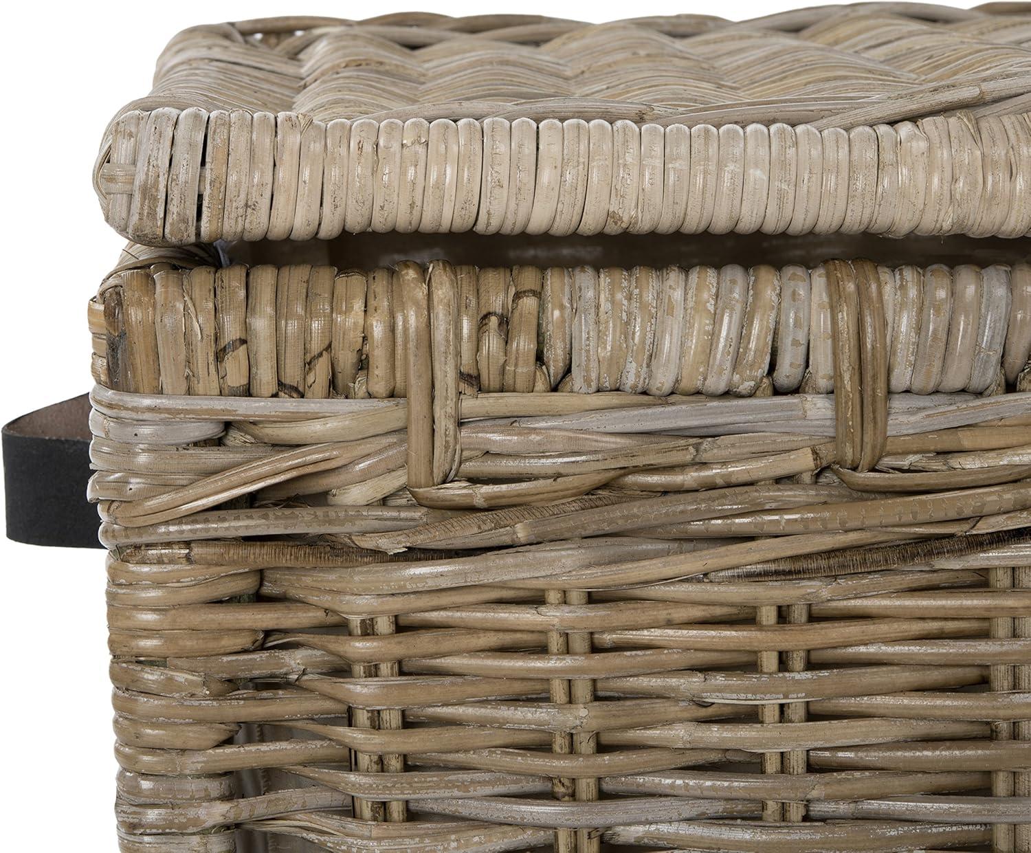 Michael 35" Wicker Storage Trunk, Natural