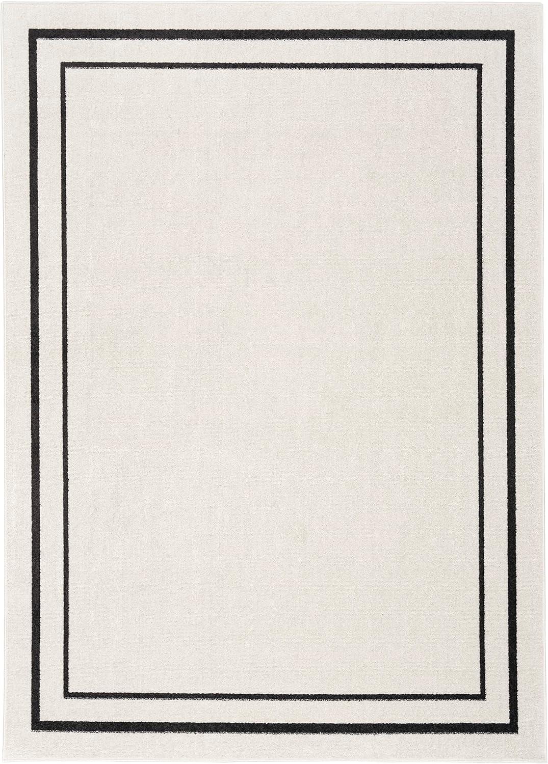 Nourison Essentials Bordered Indoor Outdoor Area Rug