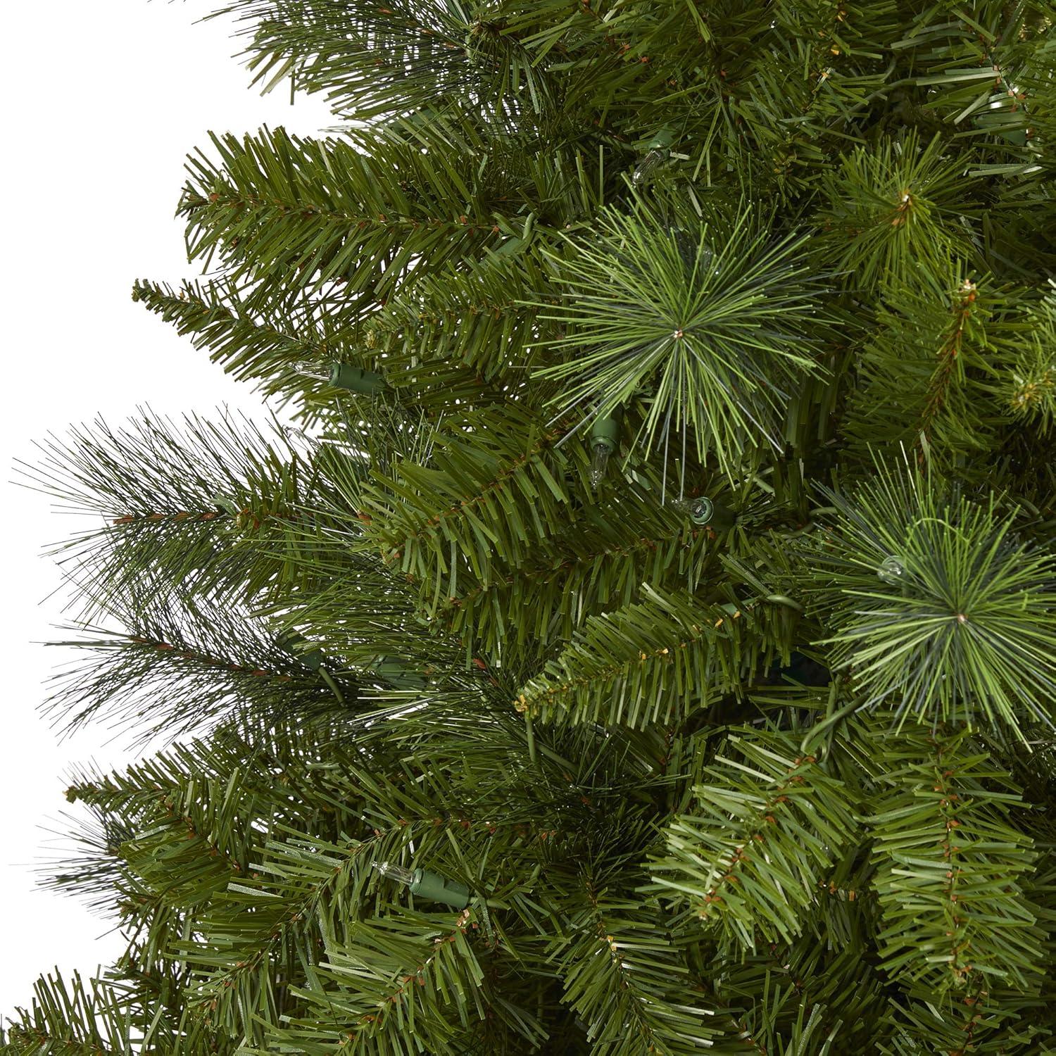 Nearly Natural 6' Mount Hood Spruce Prelit Artificial Christmas Tree